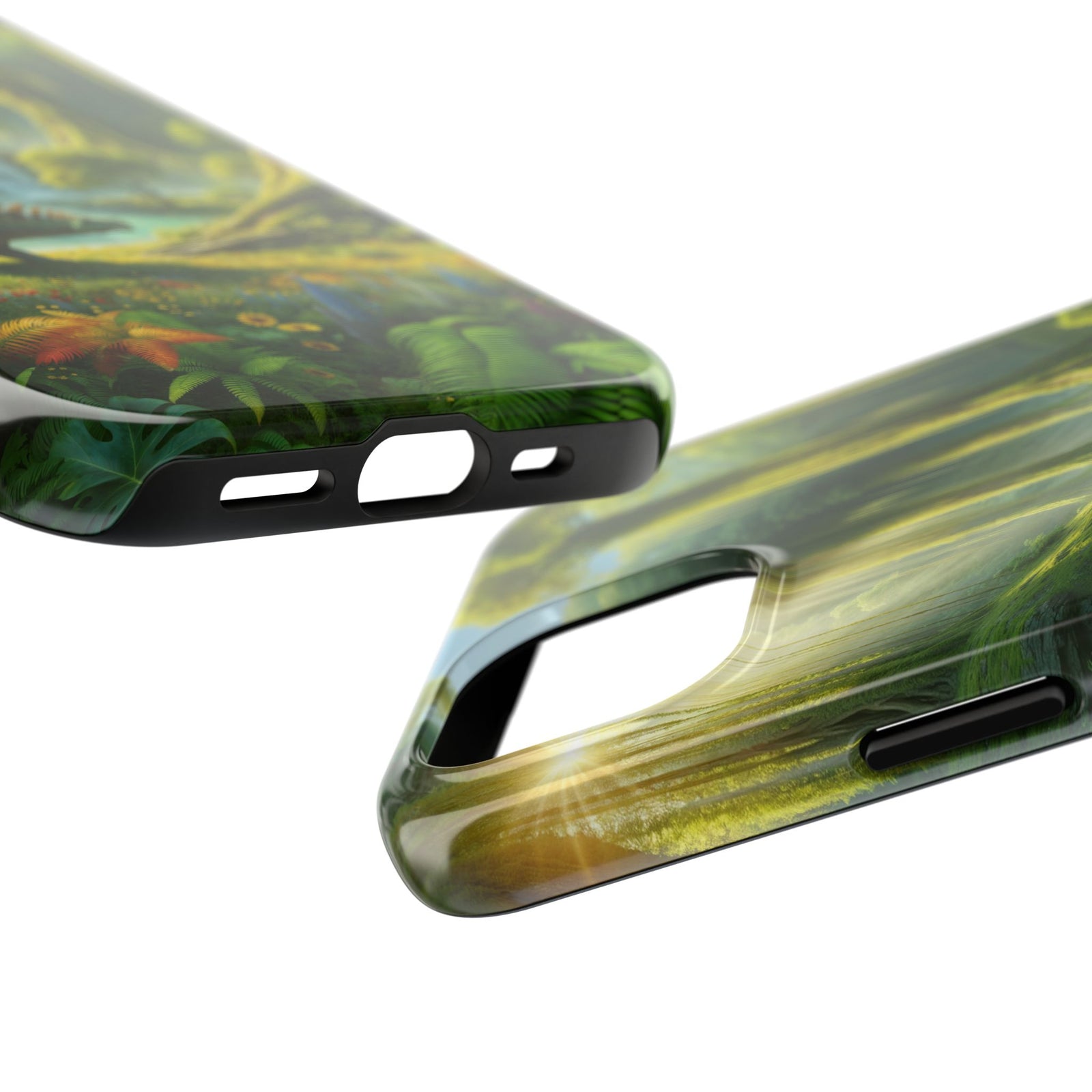 Stegosaurus Paradise Adventure - Dinosaur Phone Case