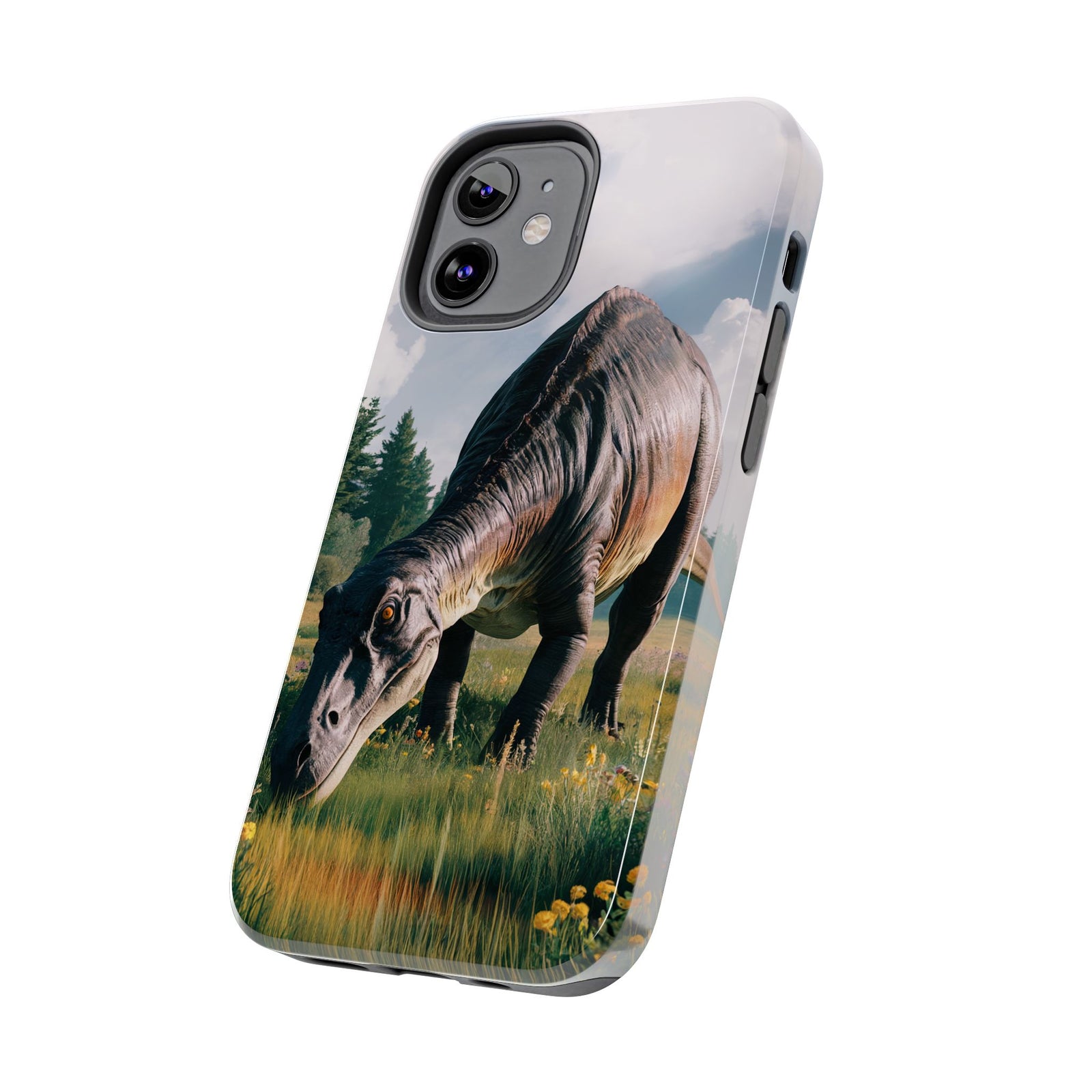 Gentle Giant Grazing - Dinosaur Phone Case