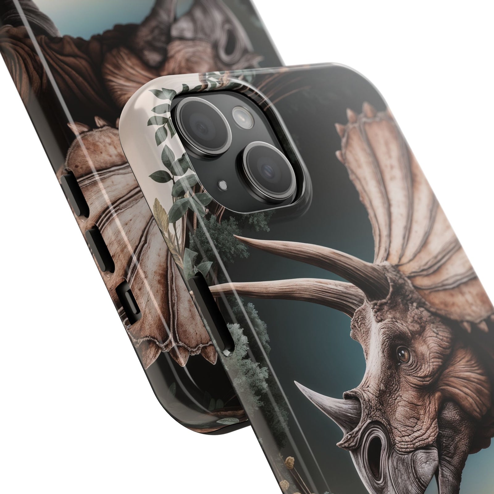 Triceratops Wilderness Adventure - Dinosaur Phone Case