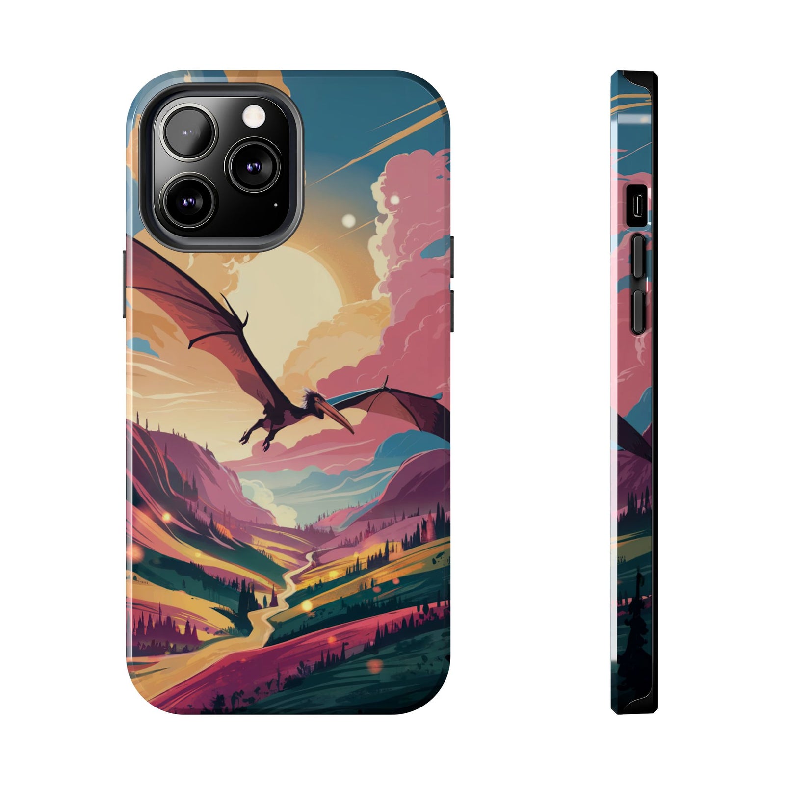 Pteranodon Sky Journey - Dinosaur Phone Case