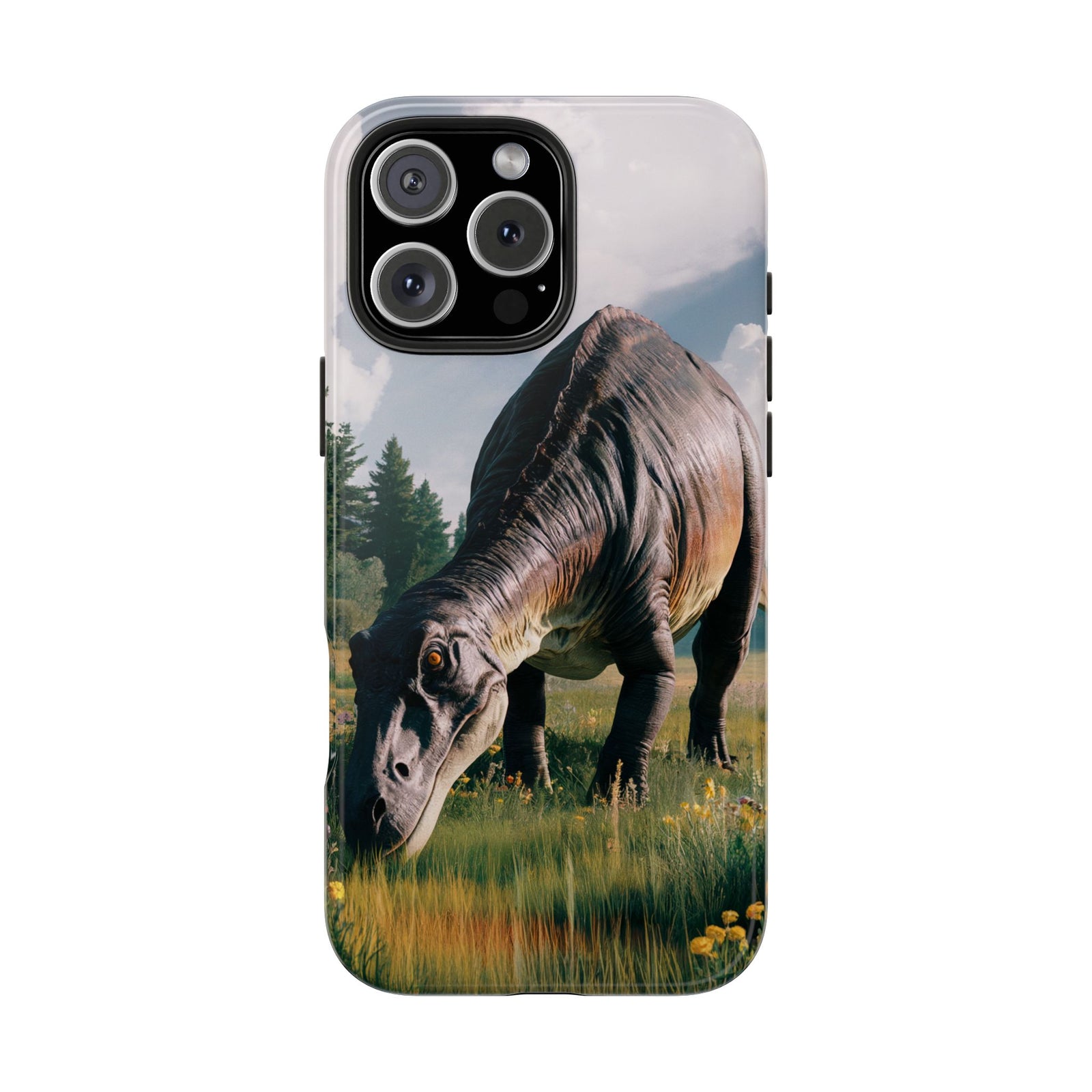 Gentle Giant Grazing - Dinosaur Phone Case