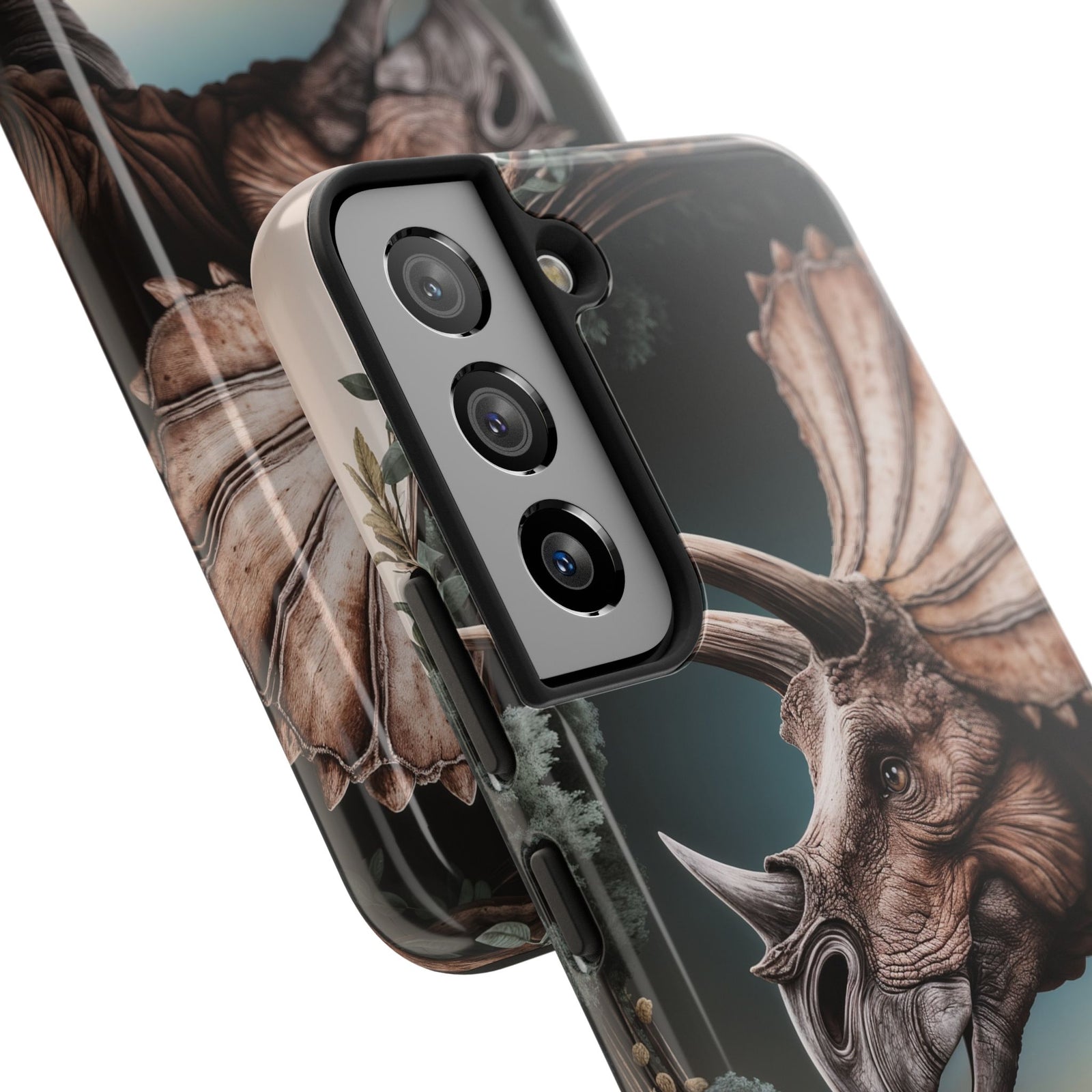Triceratops Wilderness Adventure - Dinosaur Phone Case