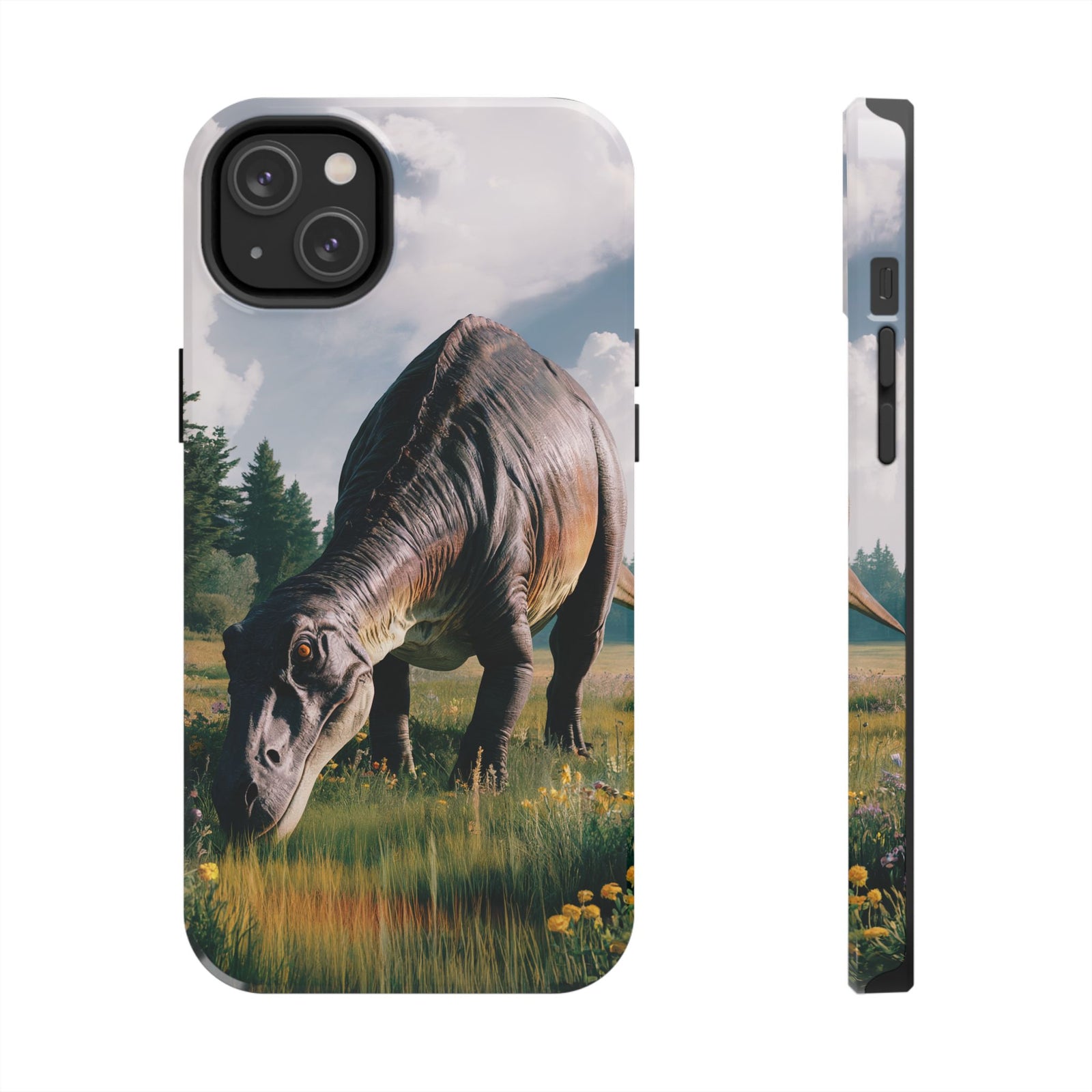 Gentle Giant Grazing - Dinosaur Phone Case