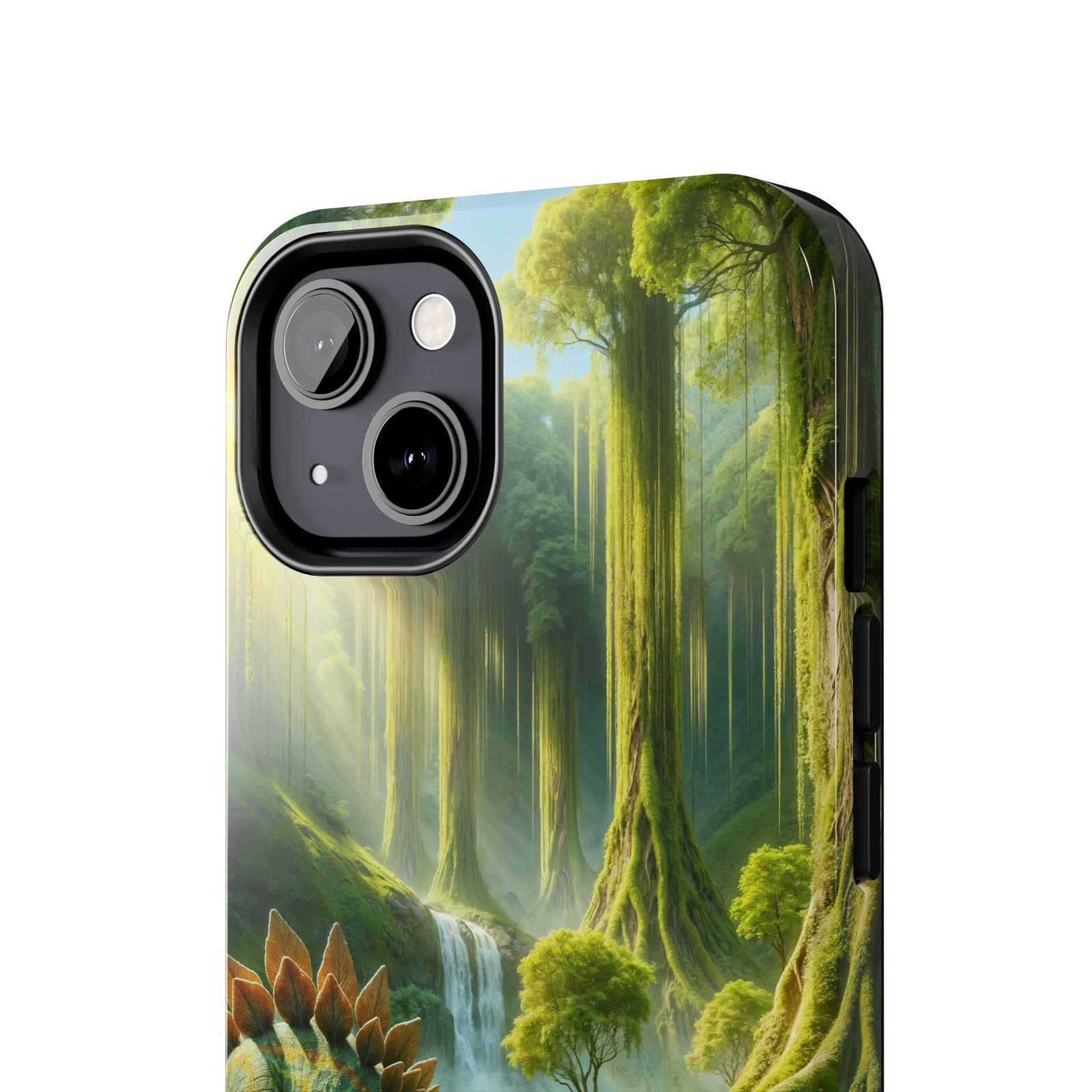 Stegosaurus Paradise Adventure - Dinosaur Phone Case