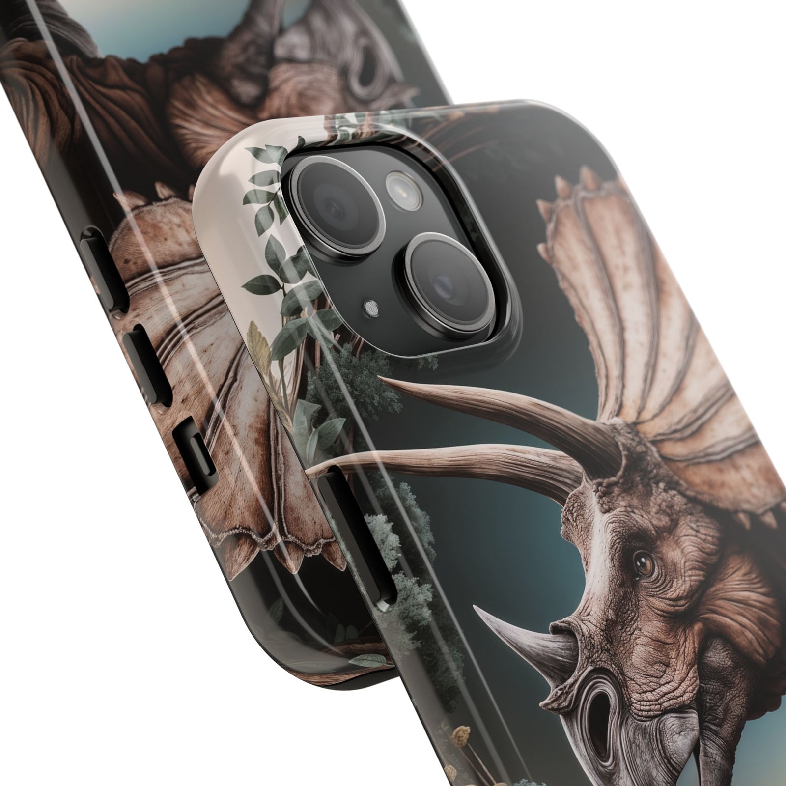 Triceratops Wilderness Adventure - Dinosaur Phone Case