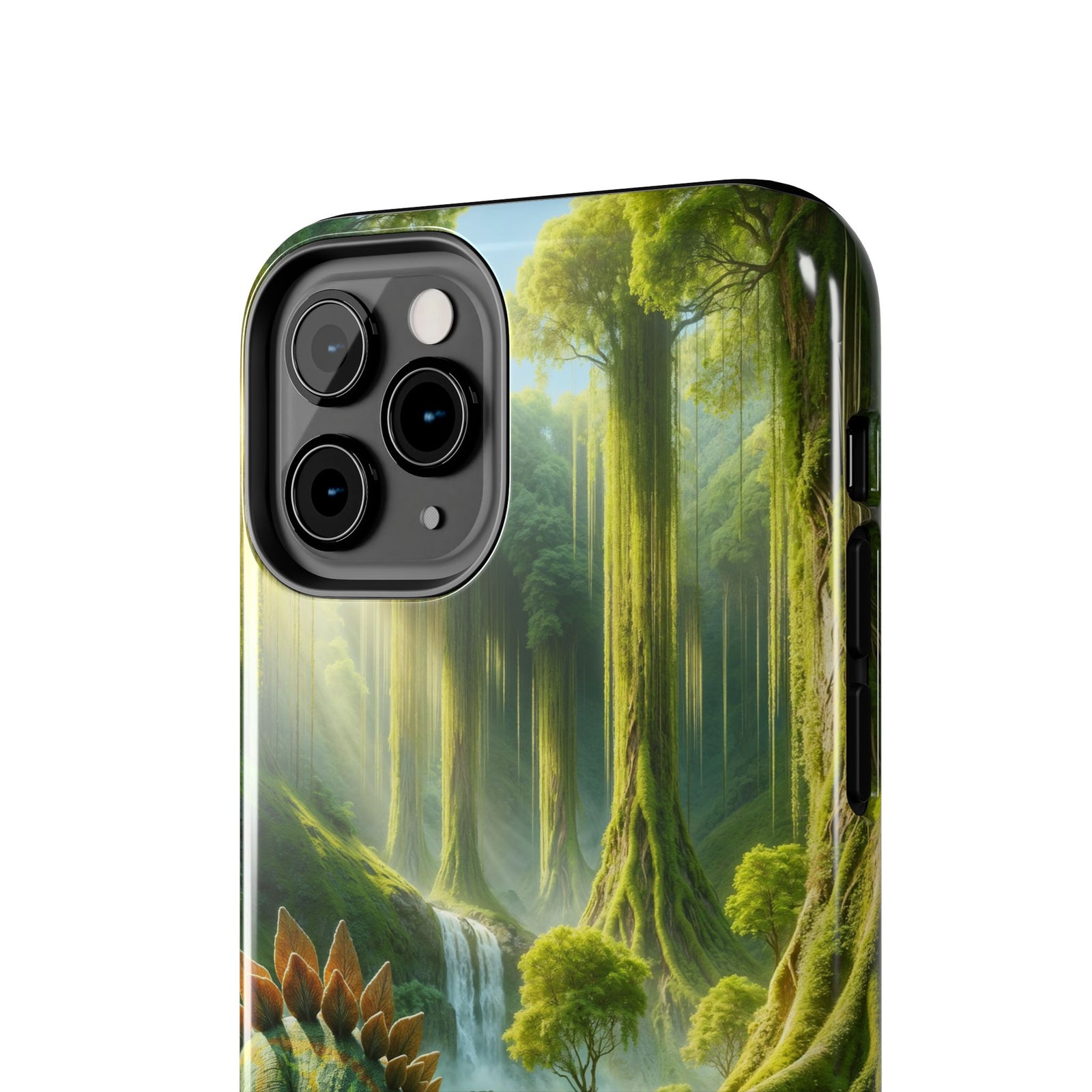 Stegosaurus Paradise Adventure - Dinosaur Phone Case