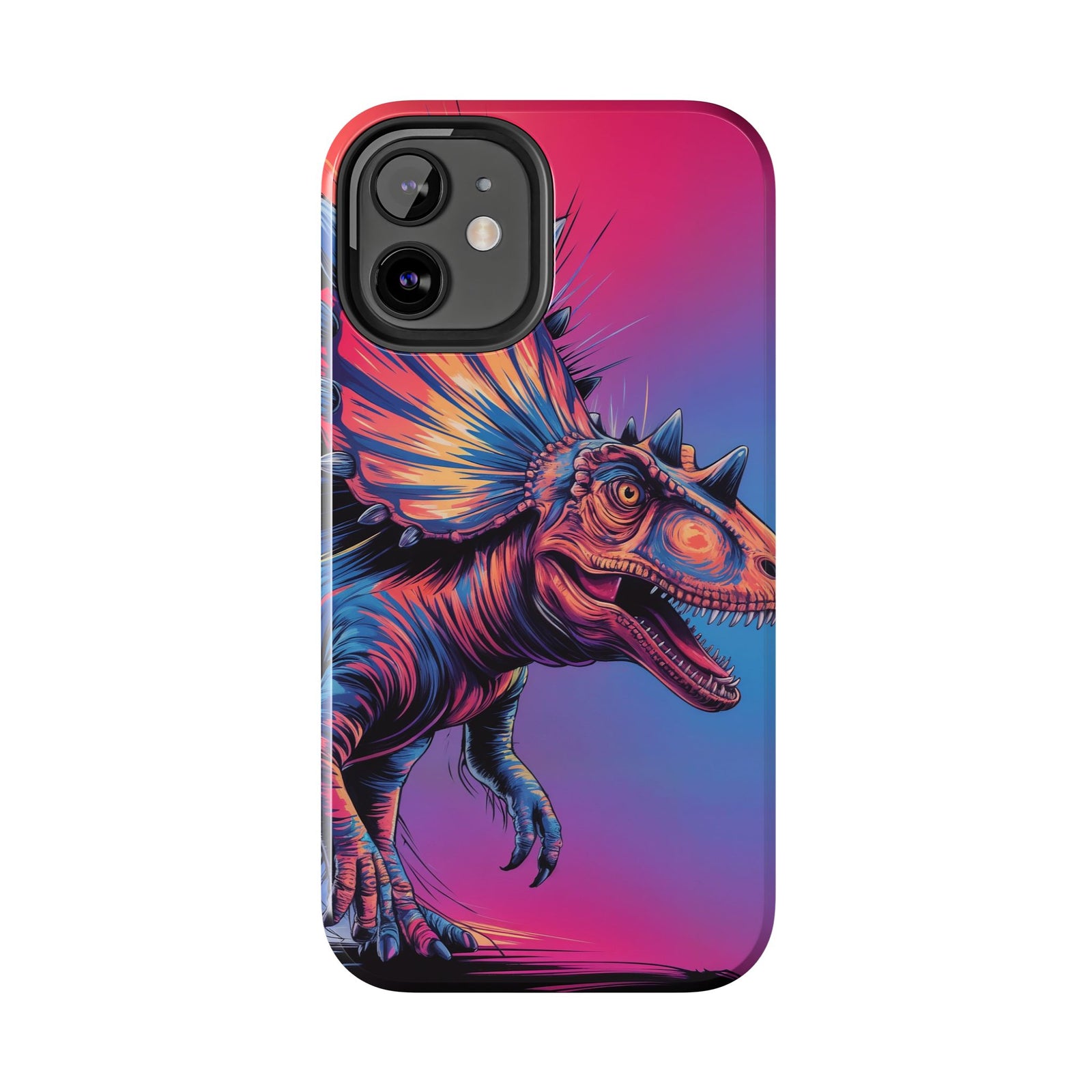 Styracosaurus Neon Roar - Dinosaur Phone Case