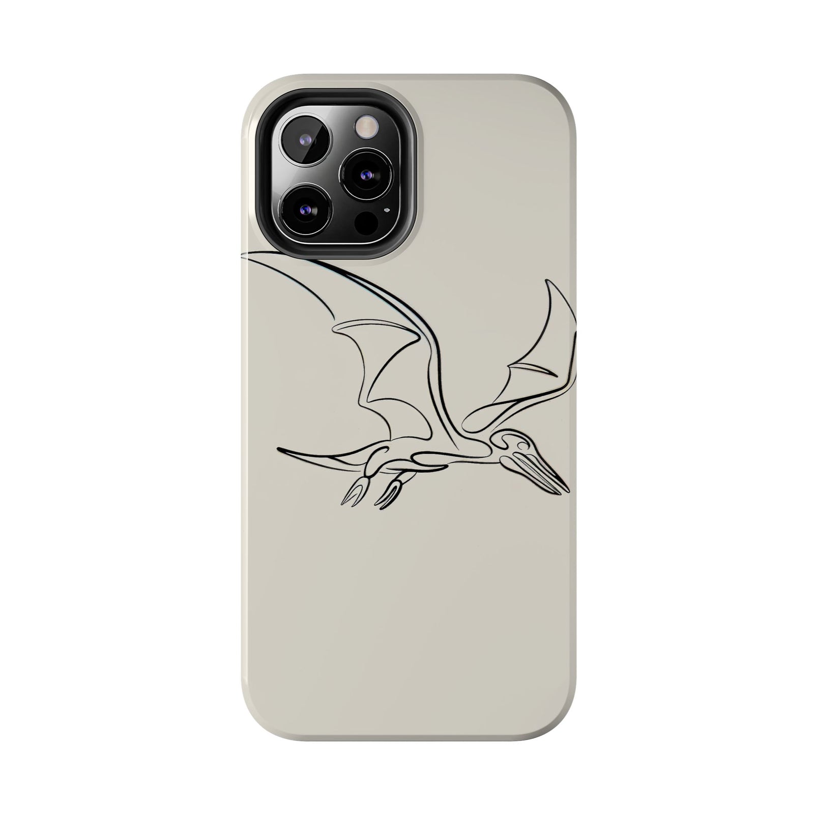 Pterodactyl Glide Art - Dinosaur Phone Case