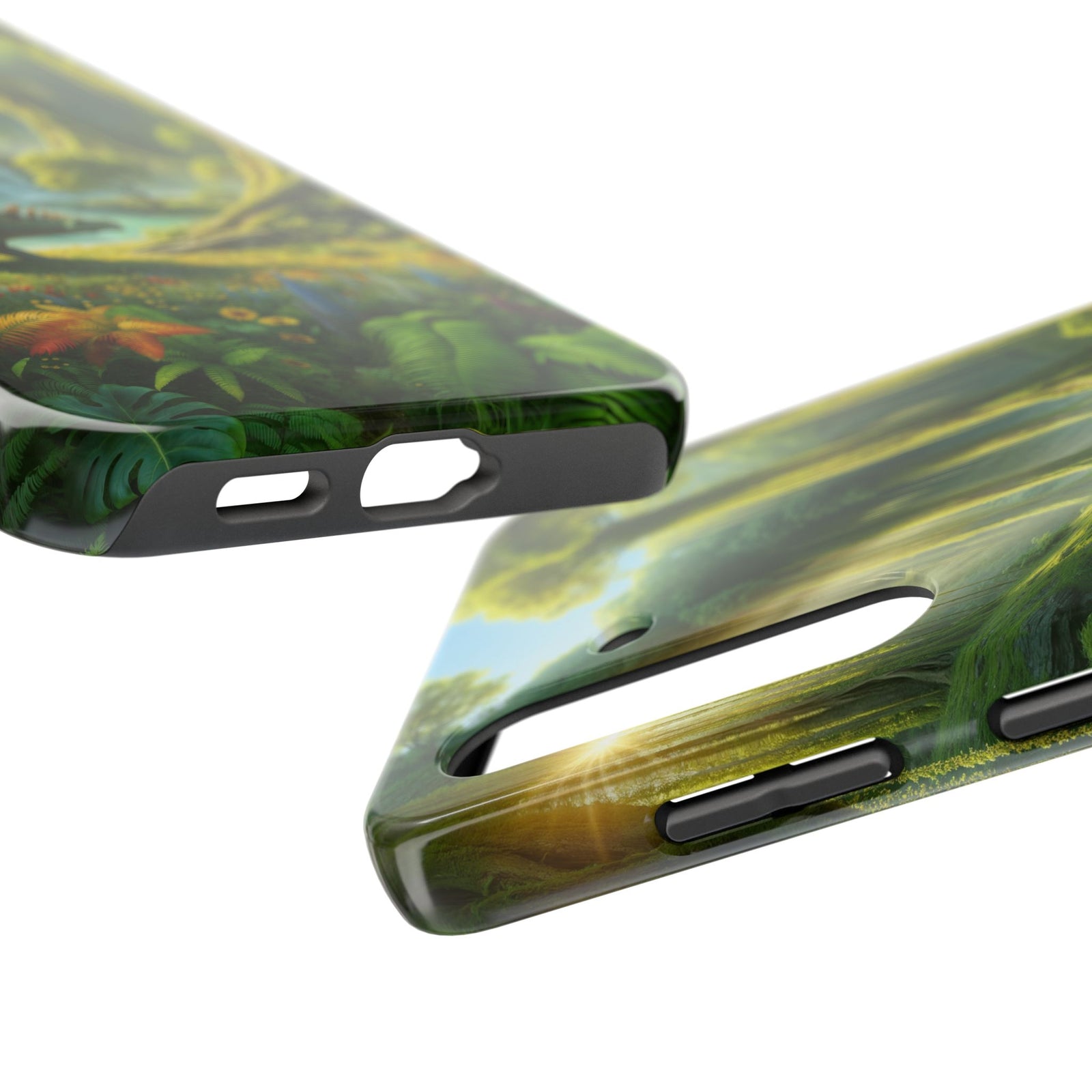 Stegosaurus Paradise Adventure - Dinosaur Phone Case