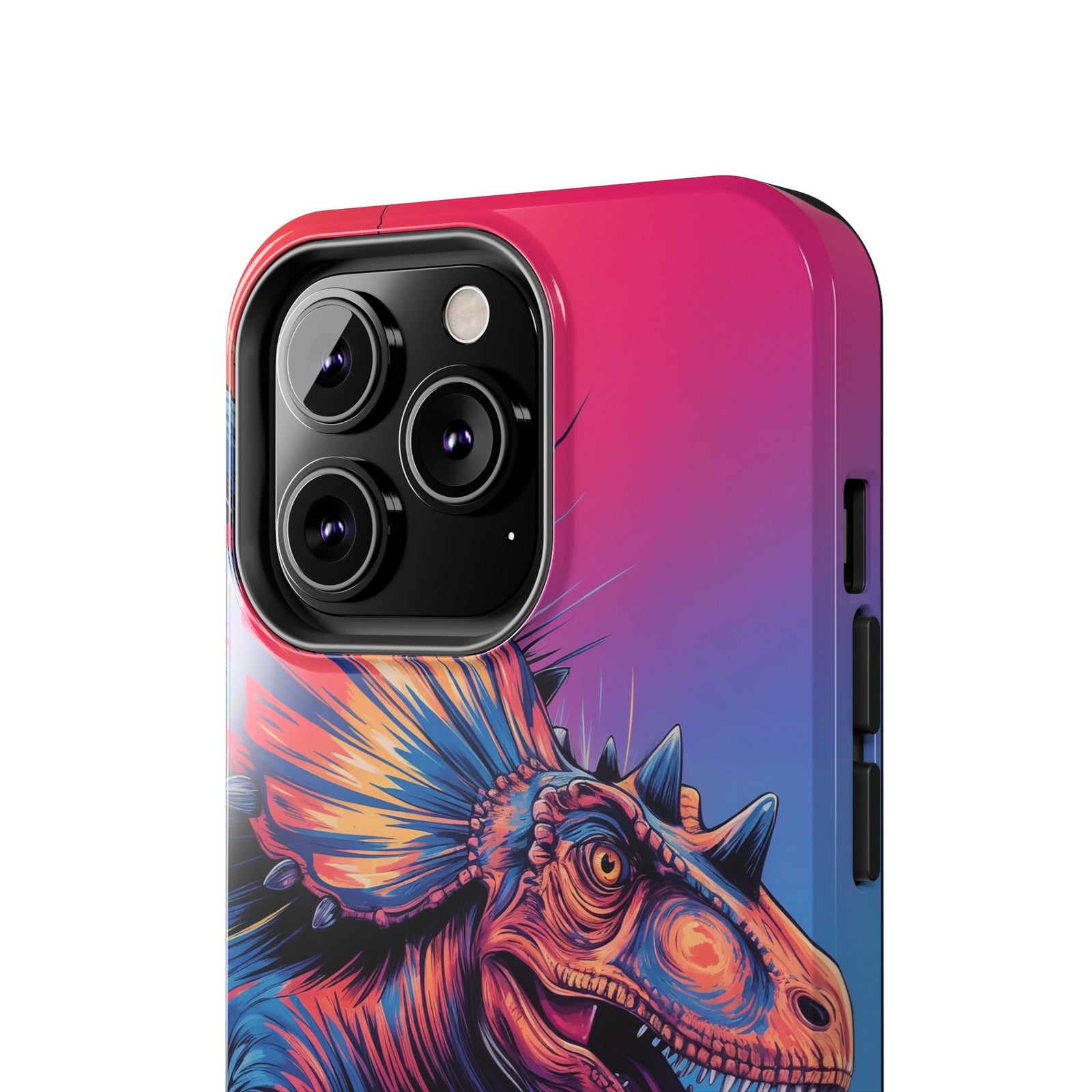 Styracosaurus Neon Roar - Dinosaur Phone Case