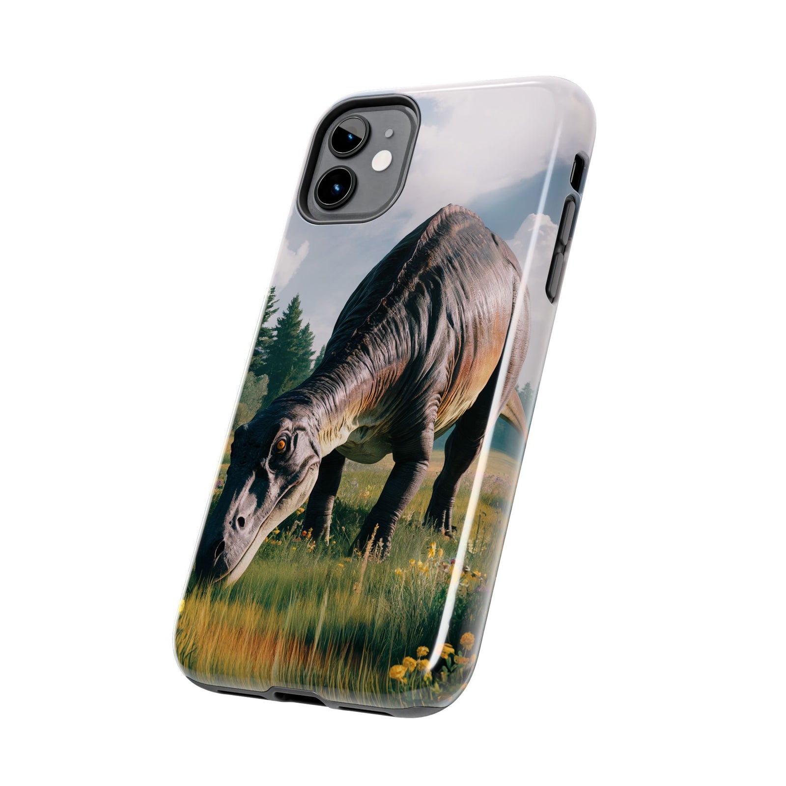 Gentle Giant Grazing - Dinosaur Phone Case