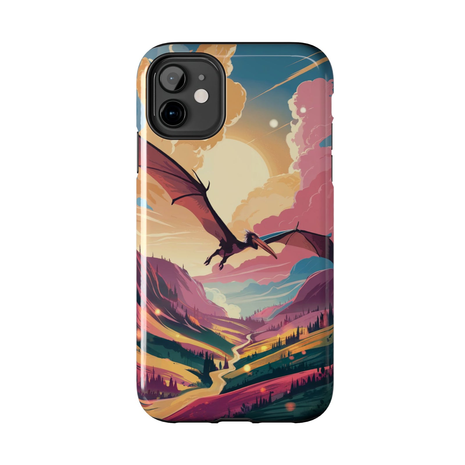Pteranodon Sky Journey - Dinosaur Phone Case
