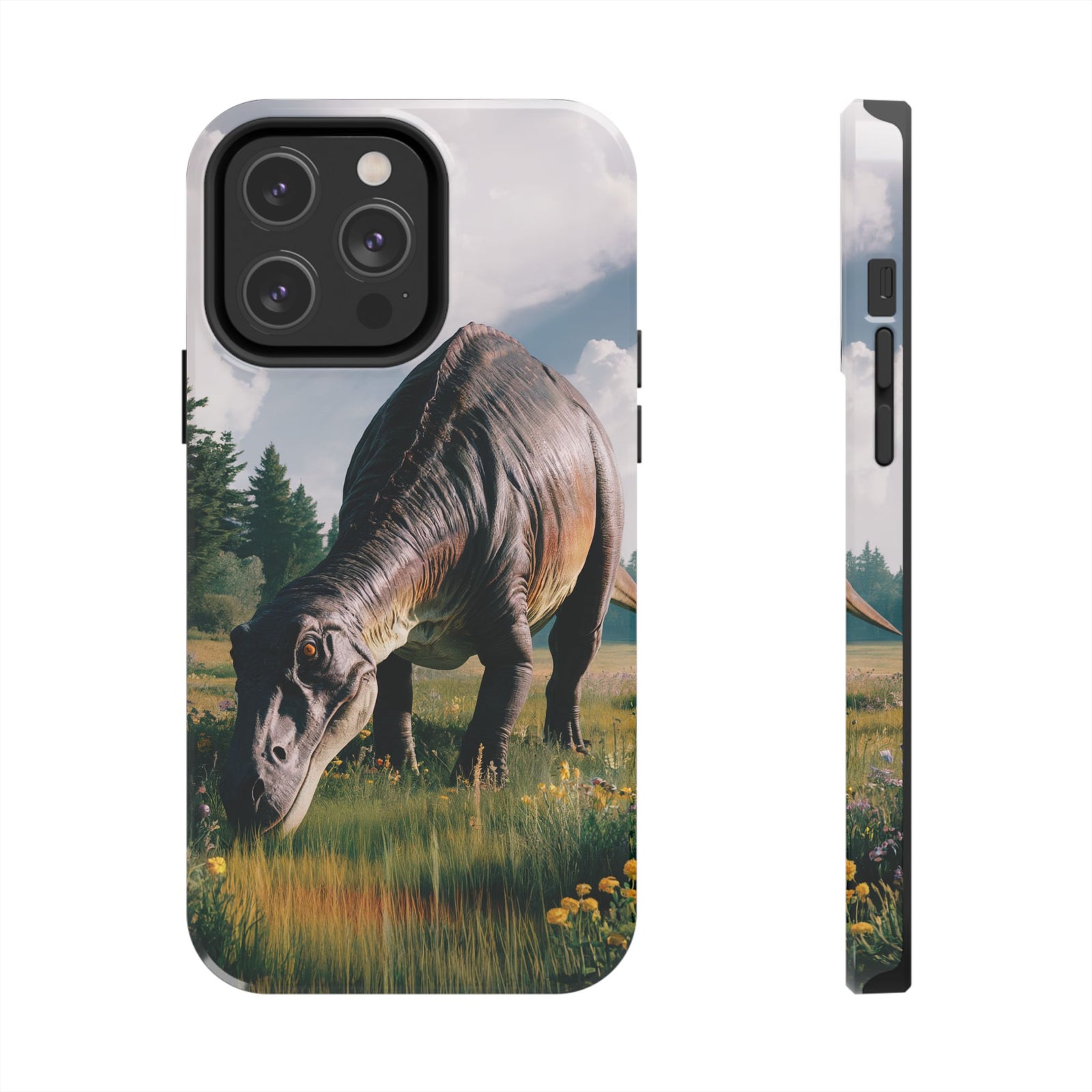 Gentle Giant Grazing - Dinosaur Phone Case