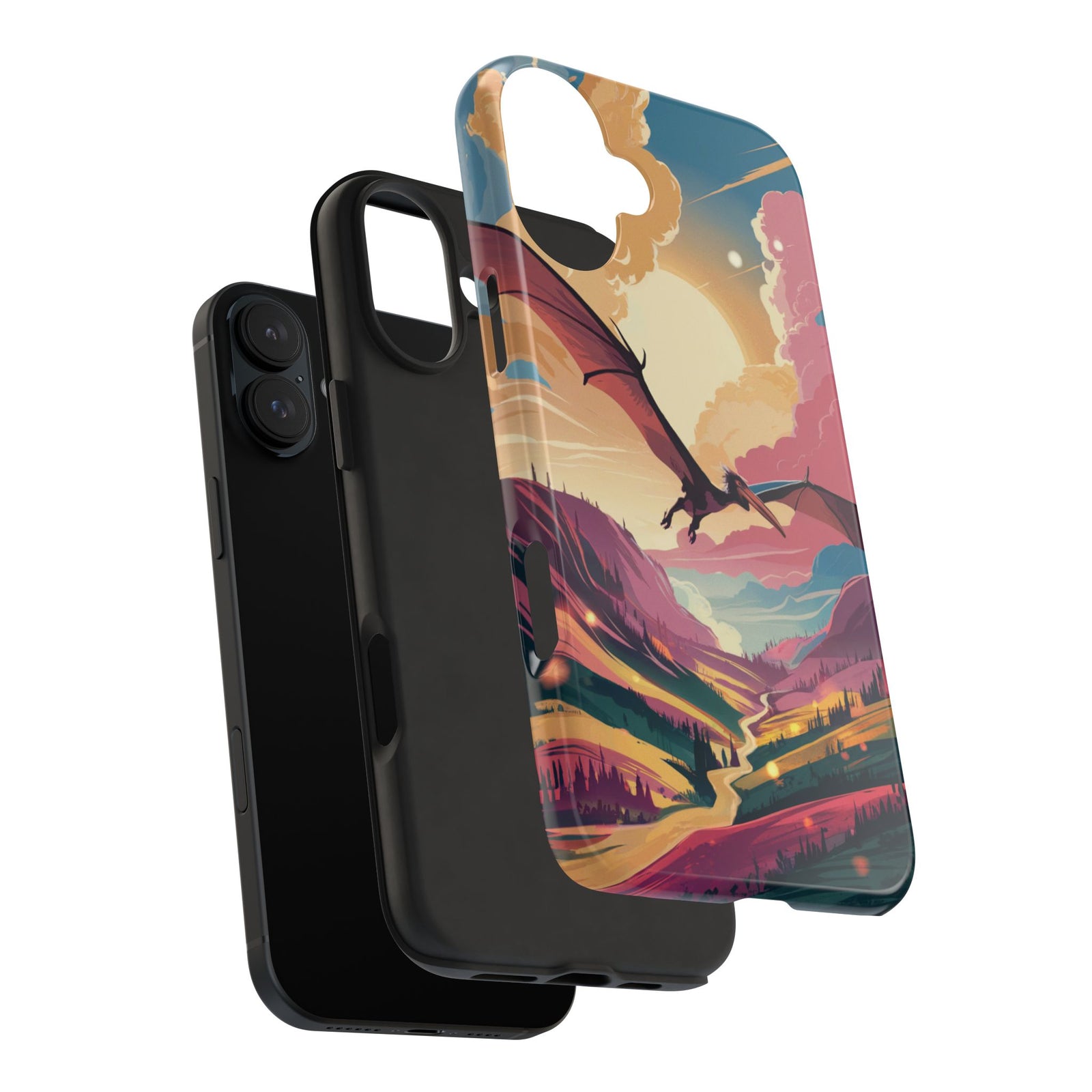 Pteranodon Sky Journey - Dinosaur Phone Case