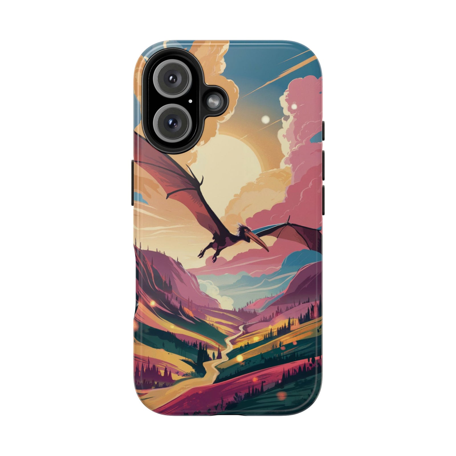 Pteranodon Sky Journey - Dinosaur Phone Case