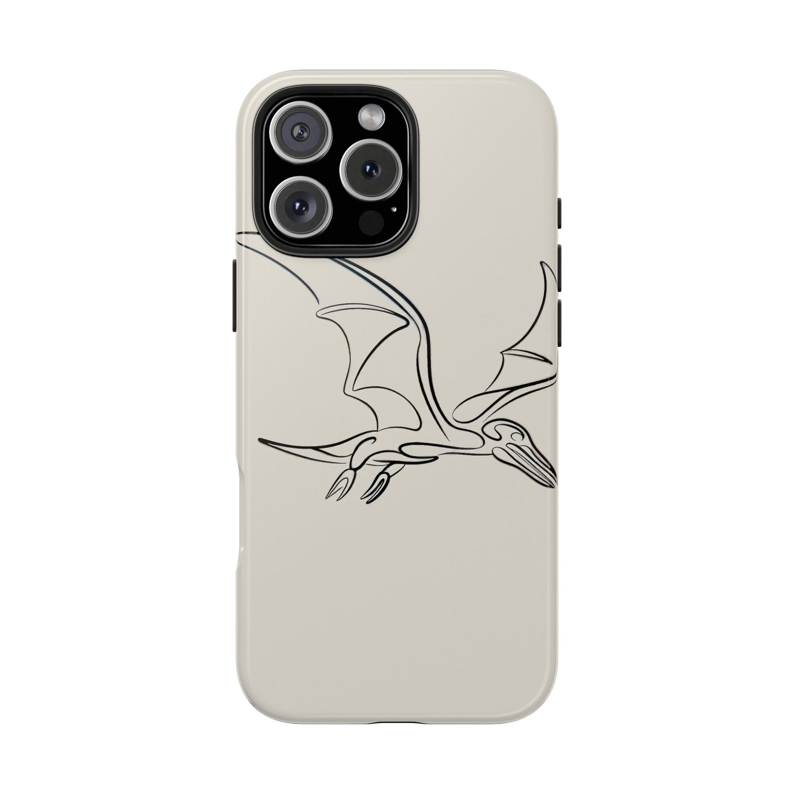 Pterodactyl Glide Art - Dinosaur Phone Case