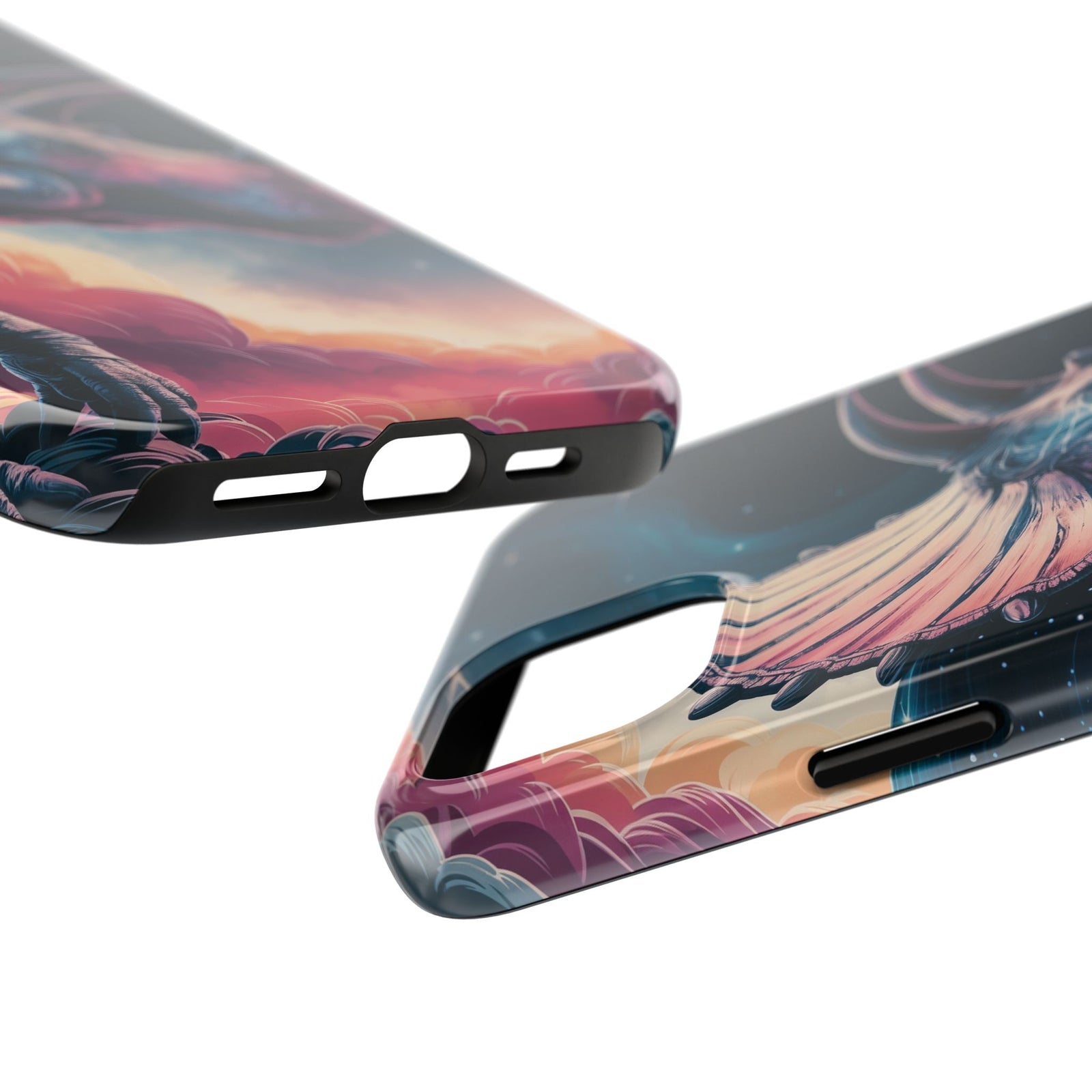 Triceratops Cosmic Adventure - Dinosaur Phone Case