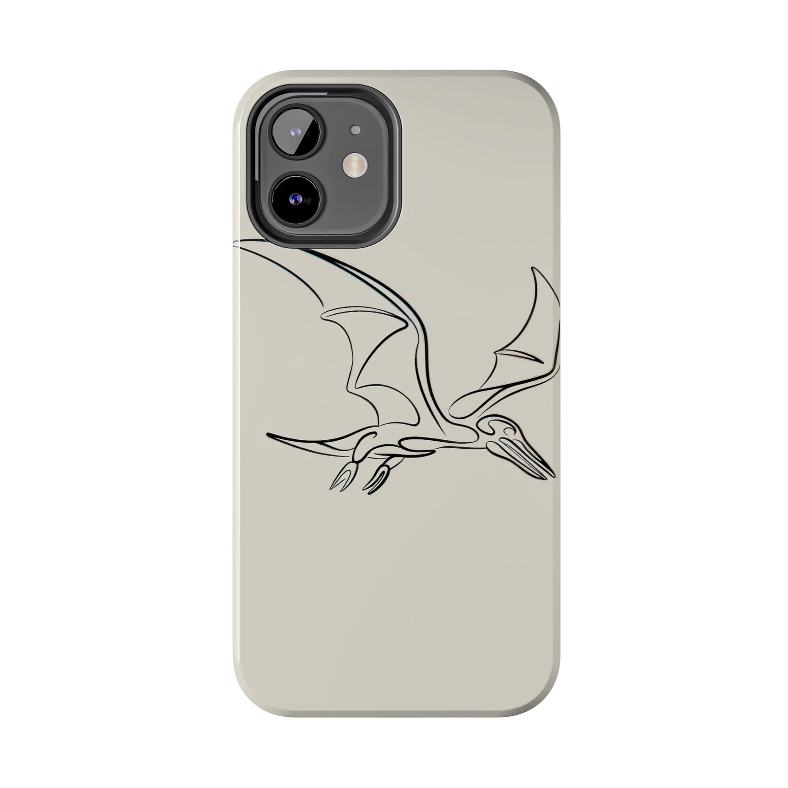 Pterodactyl Glide Art - Dinosaur Phone Case