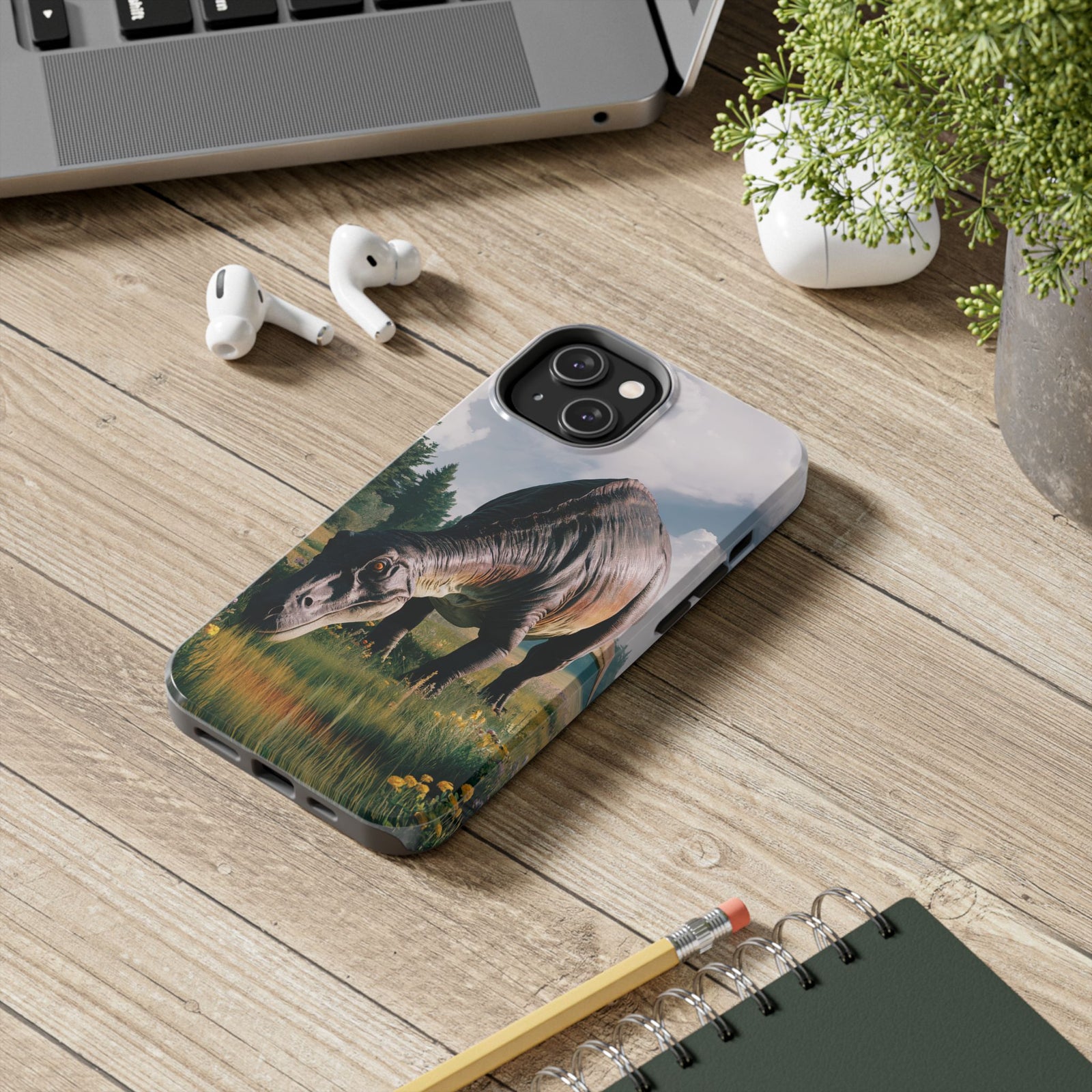 Gentle Giant Grazing - Dinosaur Phone Case
