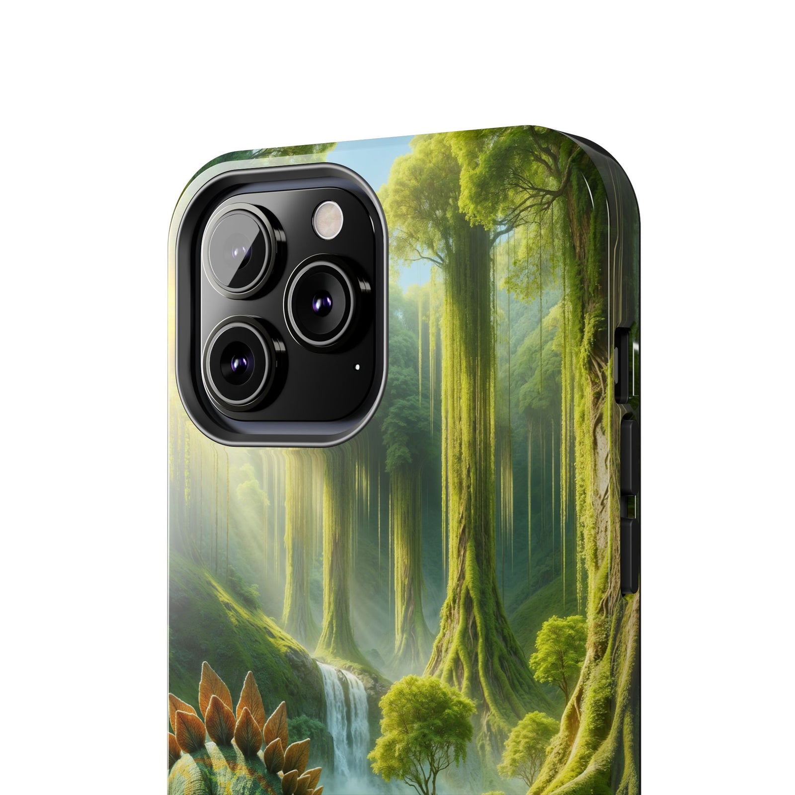 Stegosaurus Paradise Adventure - Dinosaur Phone Case