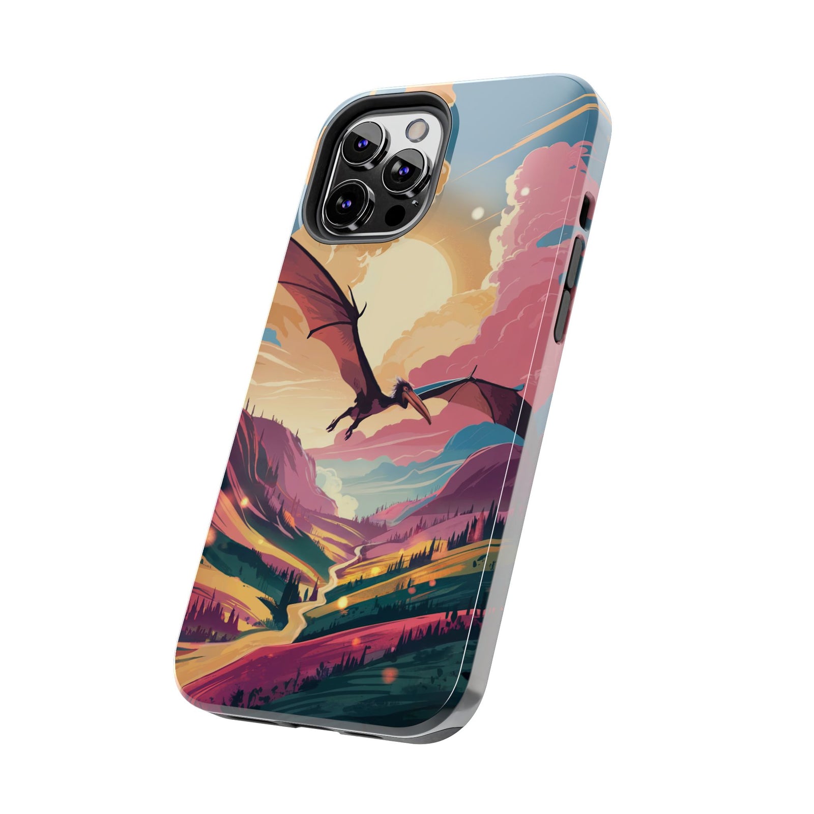 Pteranodon Sky Journey - Dinosaur Phone Case