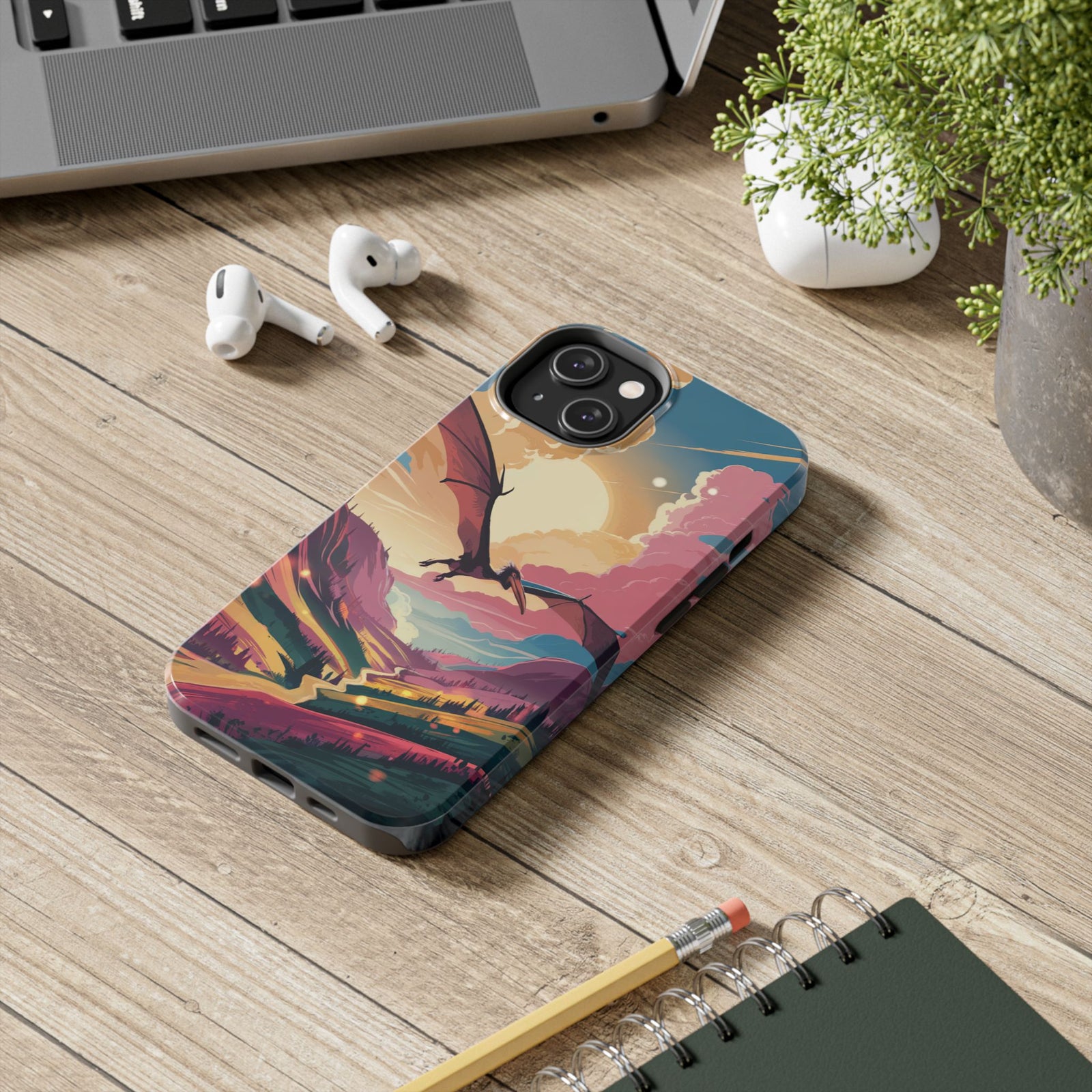 Pteranodon Sky Journey - Dinosaur Phone Case