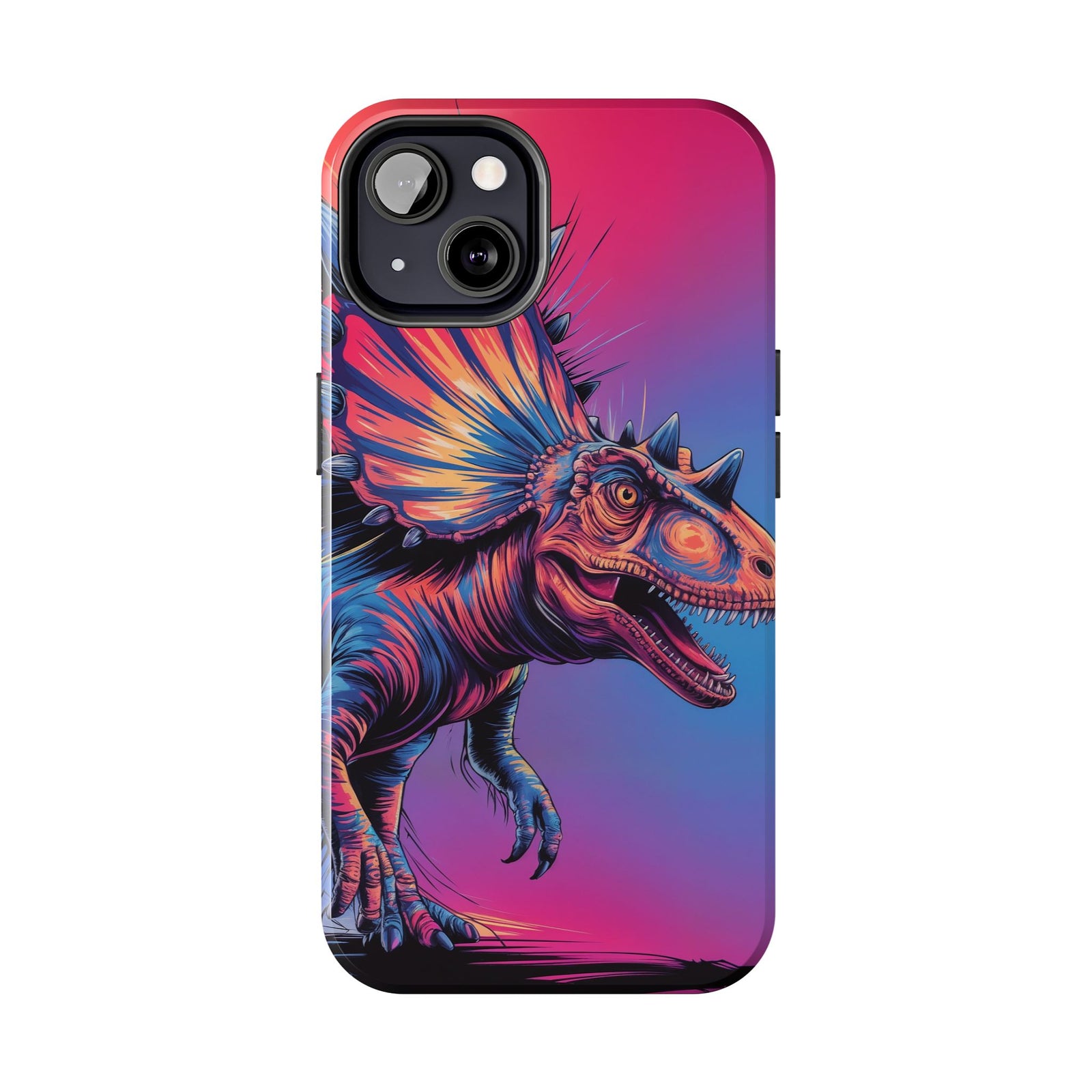 Styracosaurus Neon Roar - Dinosaur Phone Case