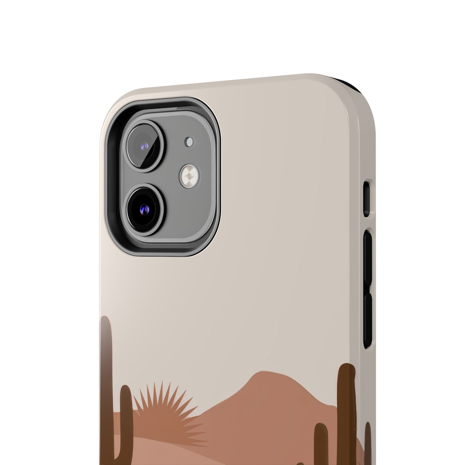 Desert Dino Silhouette - Dinosaur Phone Case