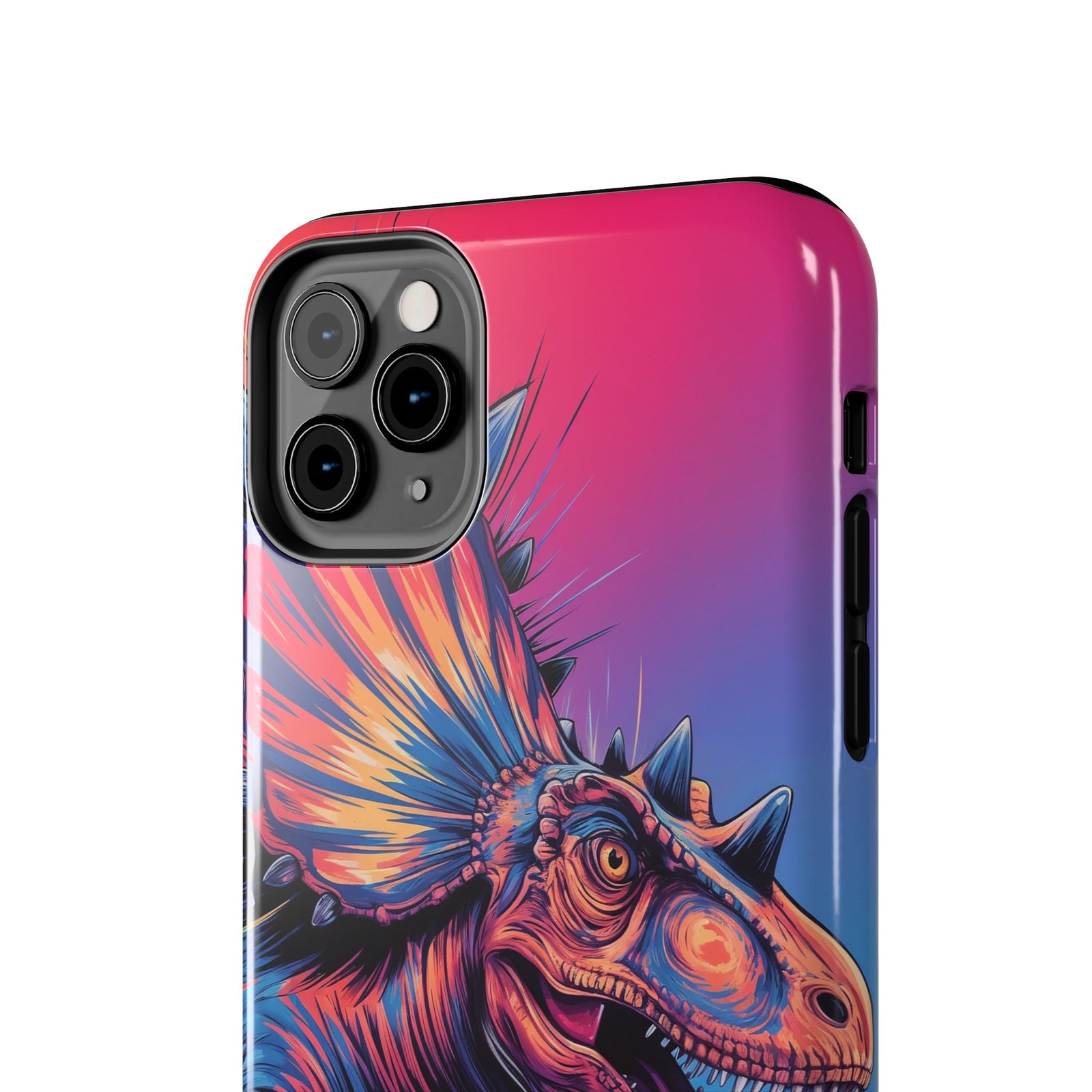 Styracosaurus Neon Roar - Dinosaur Phone Case