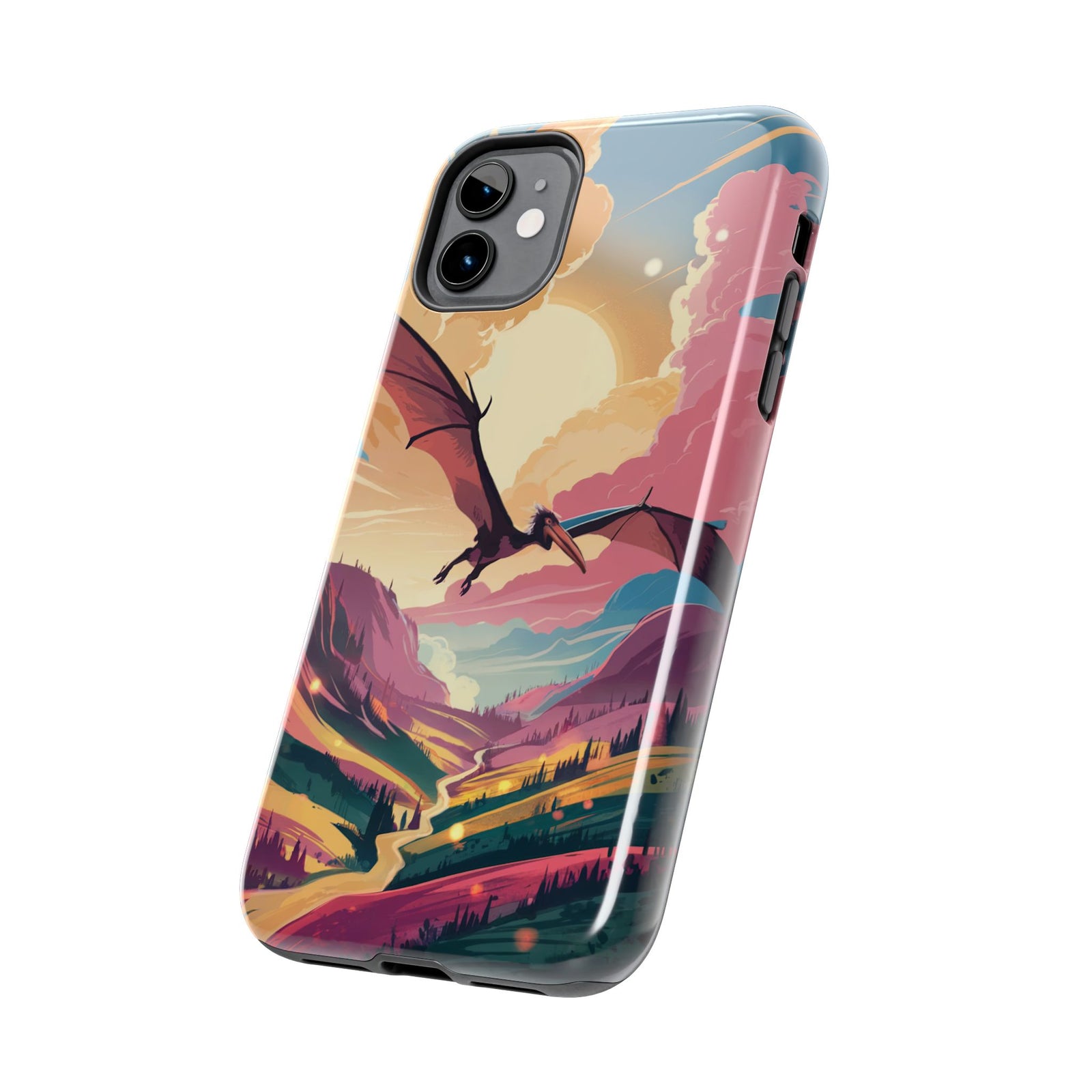 Pteranodon Sky Journey - Dinosaur Phone Case
