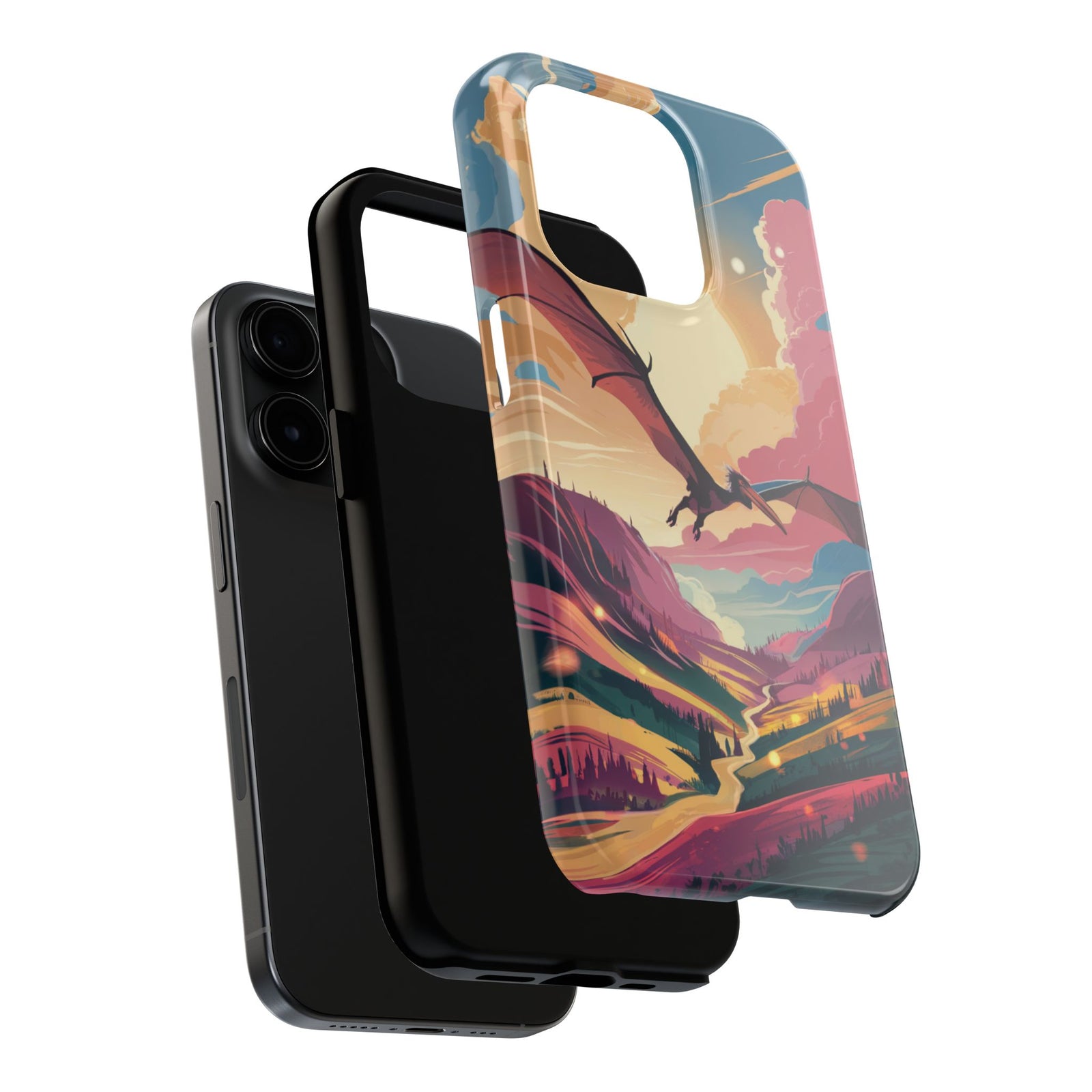 Pteranodon Sky Journey - Dinosaur Phone Case