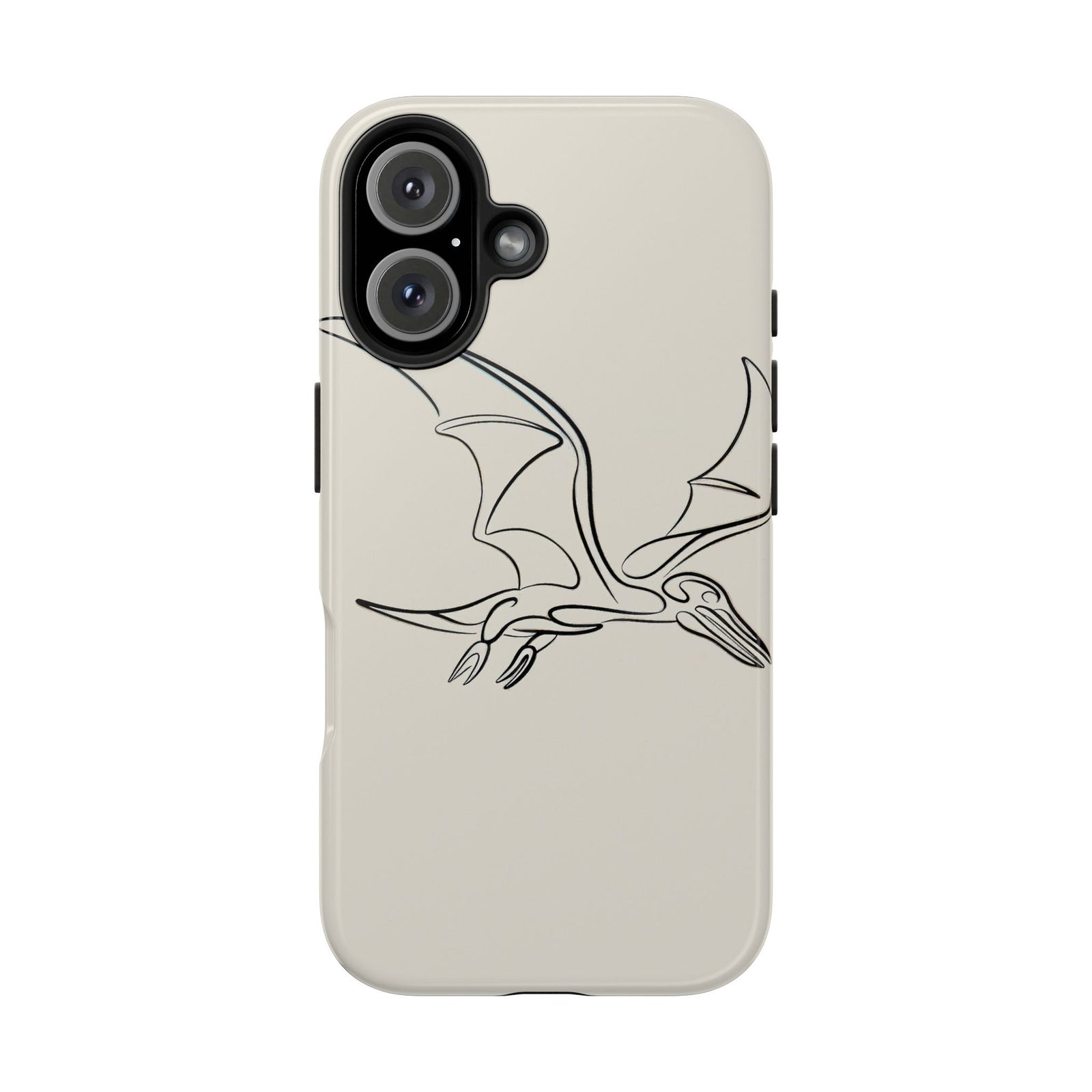 Pterodactyl Glide Art - Dinosaur Phone Case