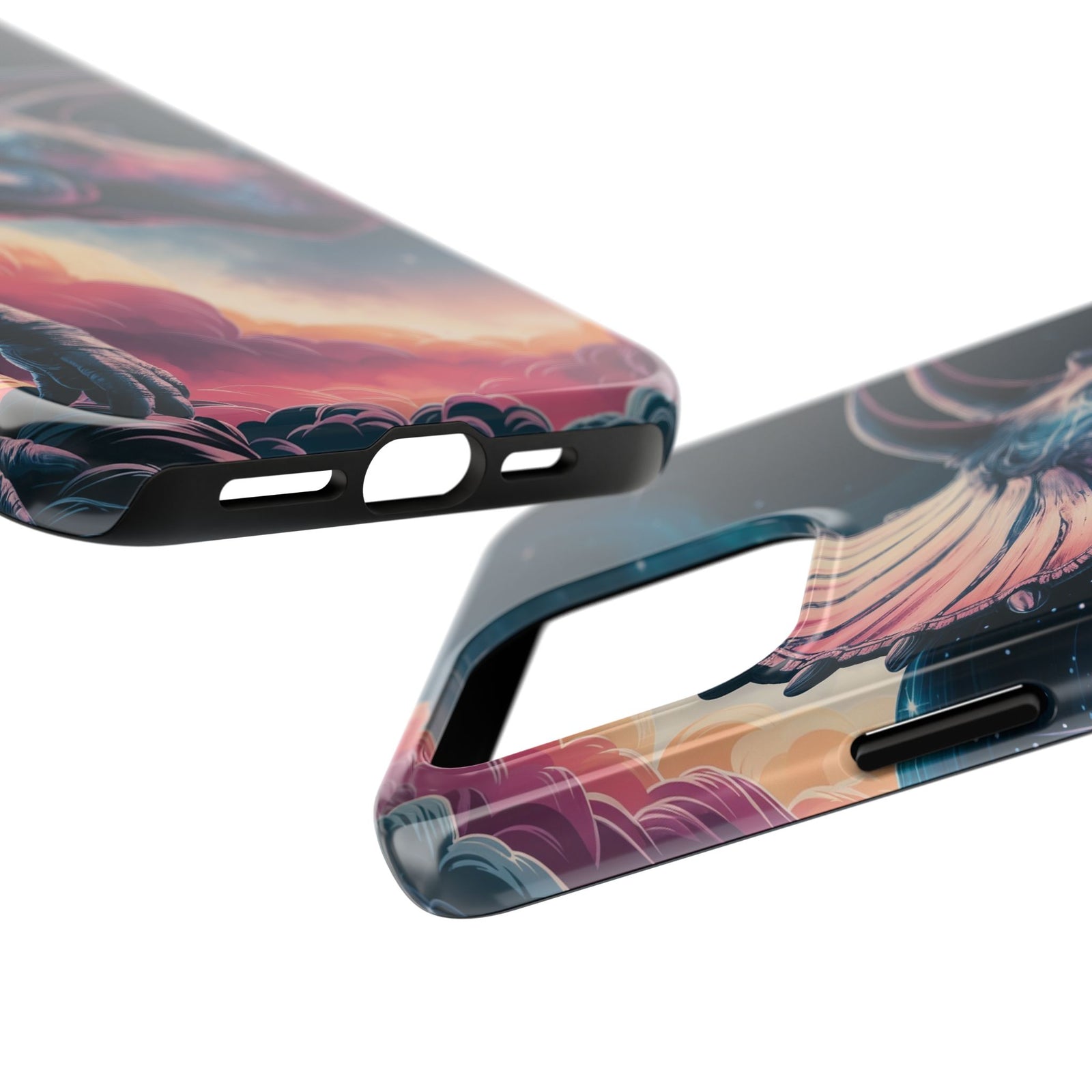 Triceratops Cosmic Adventure - Dinosaur Phone Case