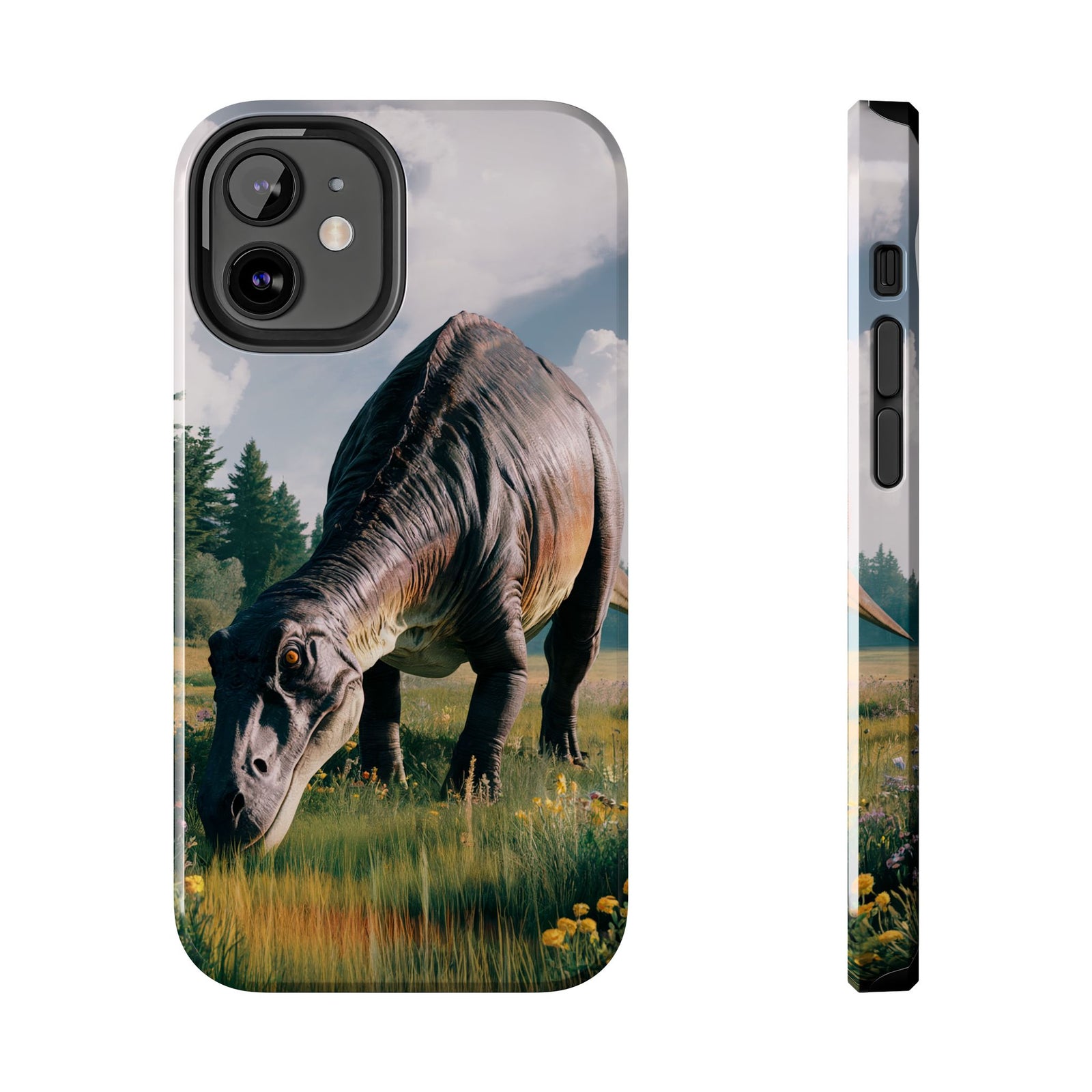 Gentle Giant Grazing - Dinosaur Phone Case