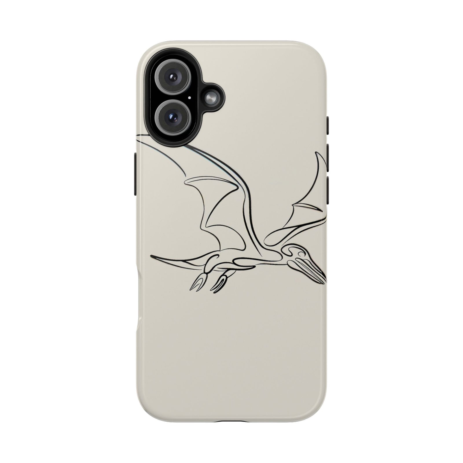 Pterodactyl Glide Art - Dinosaur Phone Case
