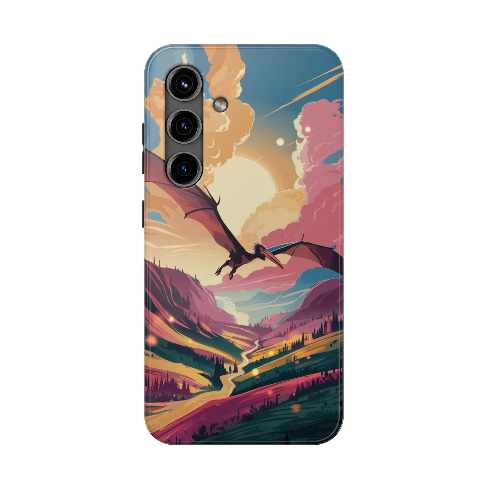 Pteranodon Sky Journey - Dinosaur Phone Case