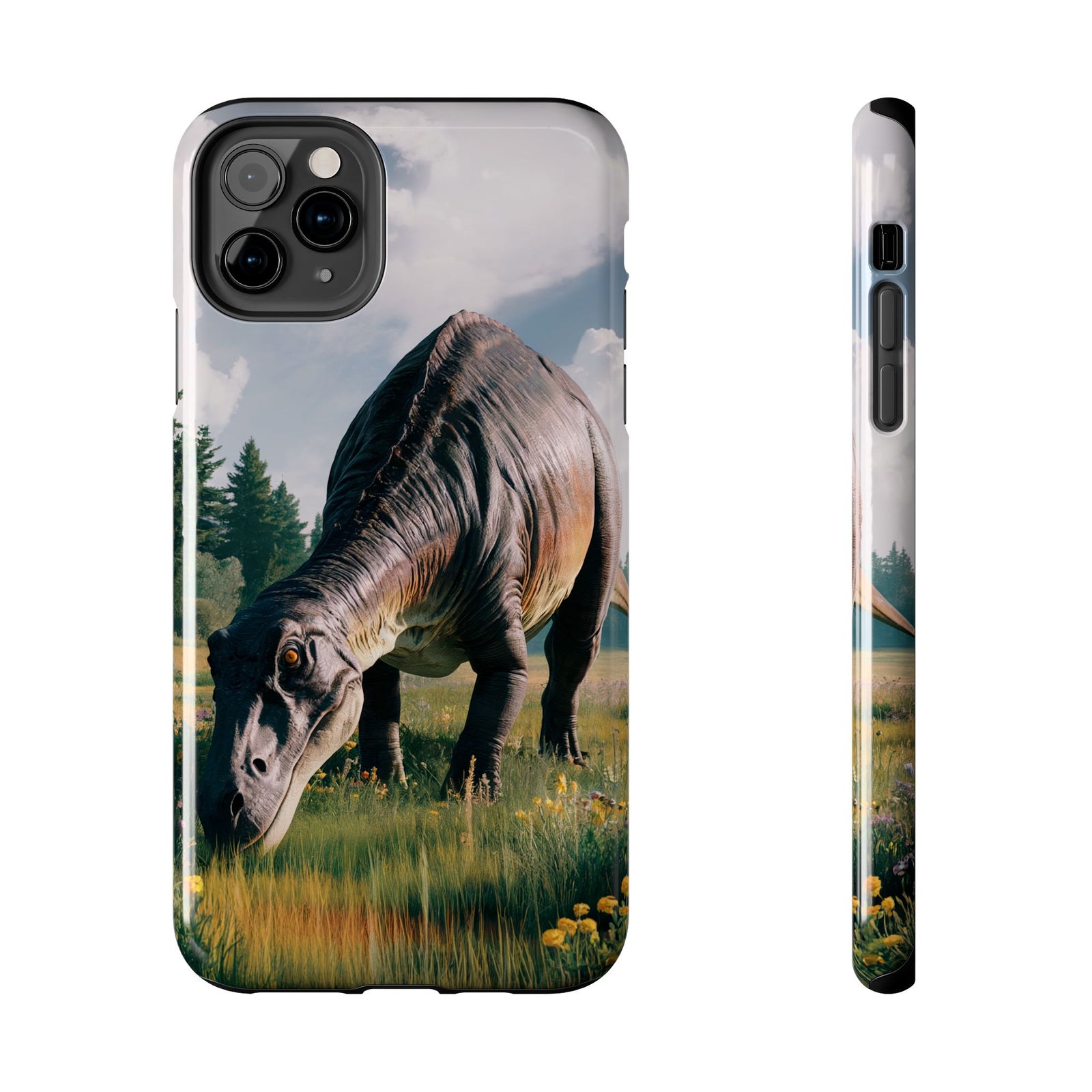 Gentle Giant Grazing - Dinosaur Phone Case