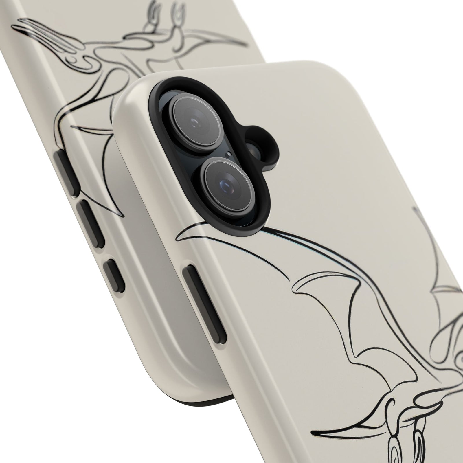 Pterodactyl Glide Art - Dinosaur Phone Case