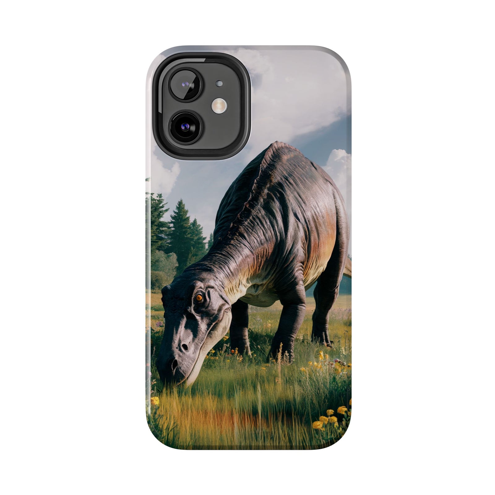 Gentle Giant Grazing - Dinosaur Phone Case