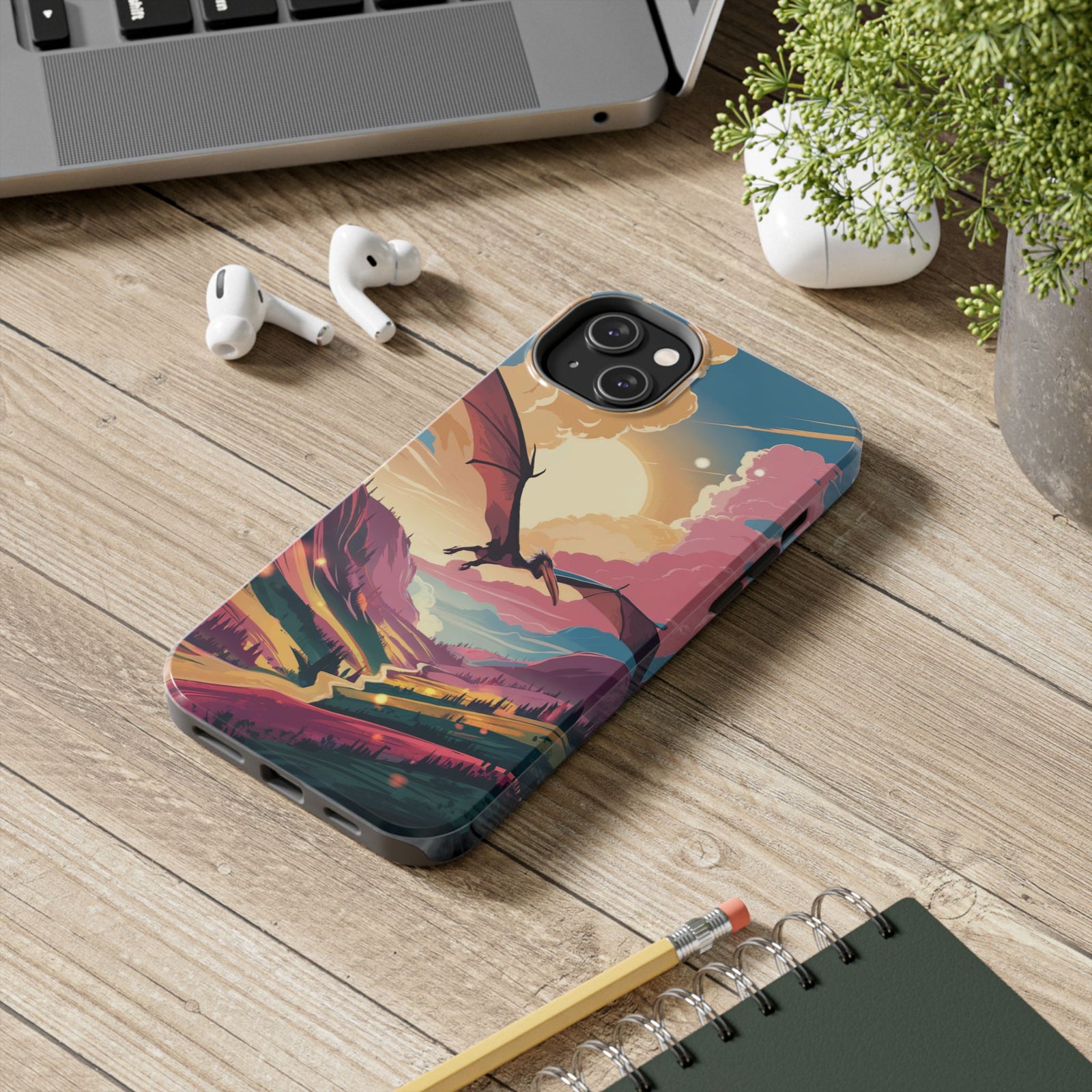 Pteranodon Sky Journey - Dinosaur Phone Case