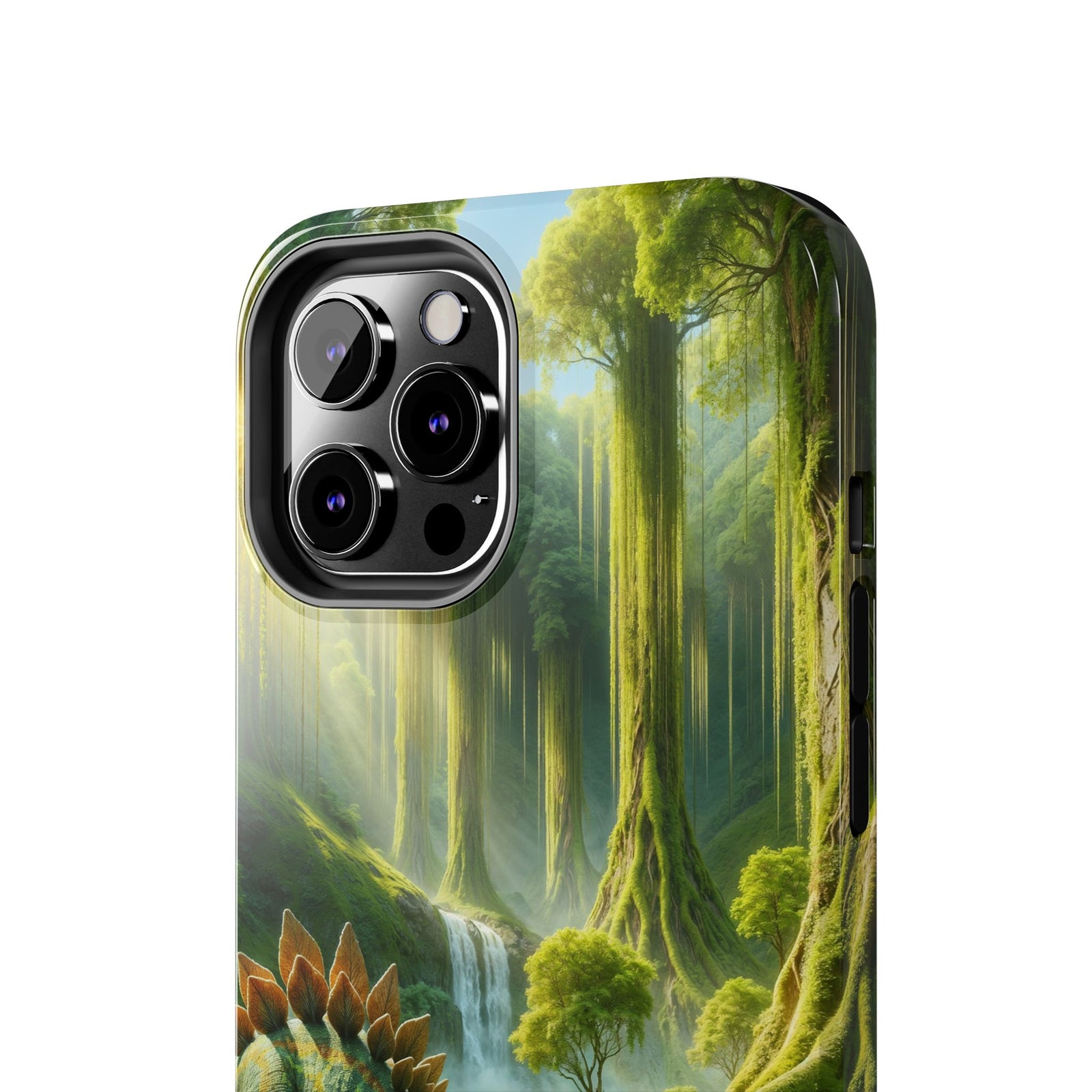 Stegosaurus Paradise Adventure - Dinosaur Phone Case