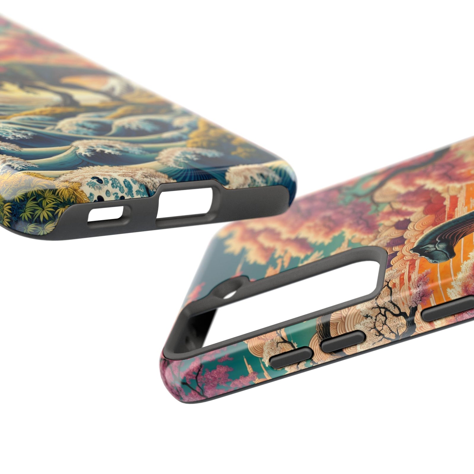 Dino Zen Waves - Dinosaur Phone Case