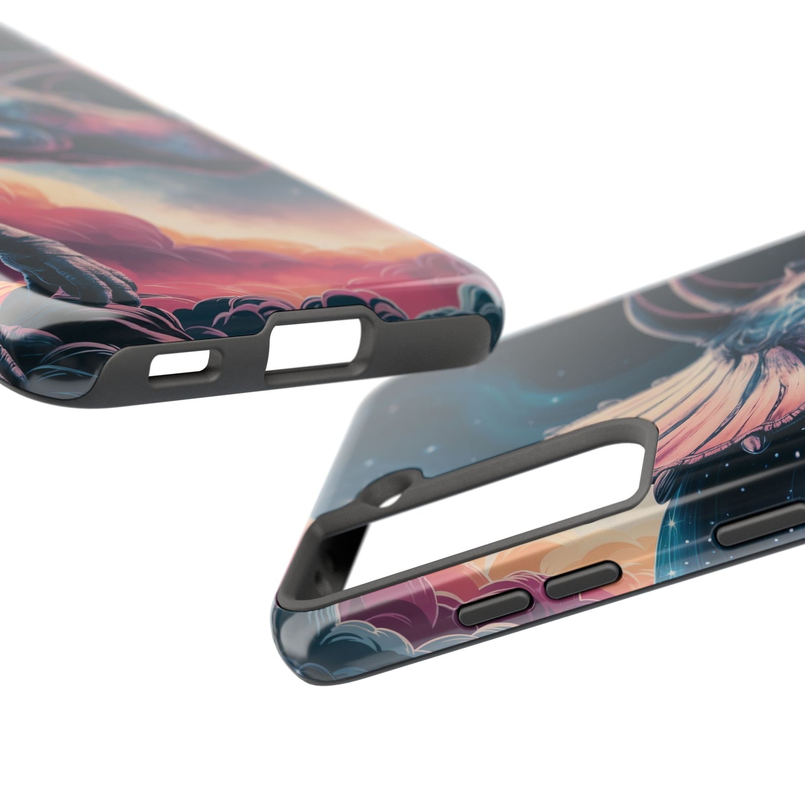 Triceratops Cosmic Adventure - Dinosaur Phone Case