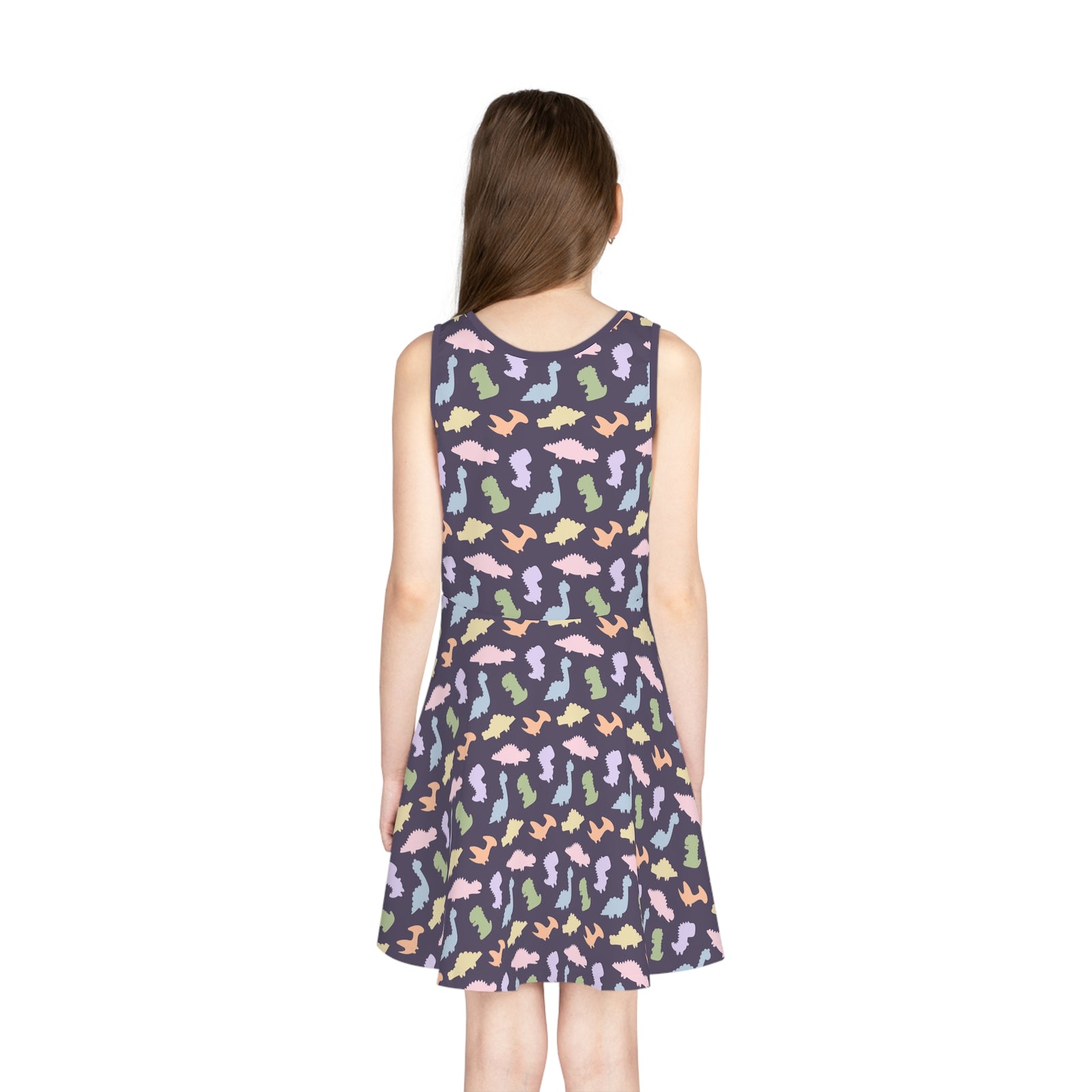 Colorful Dino Shapes - Girls/Toddler Sundress