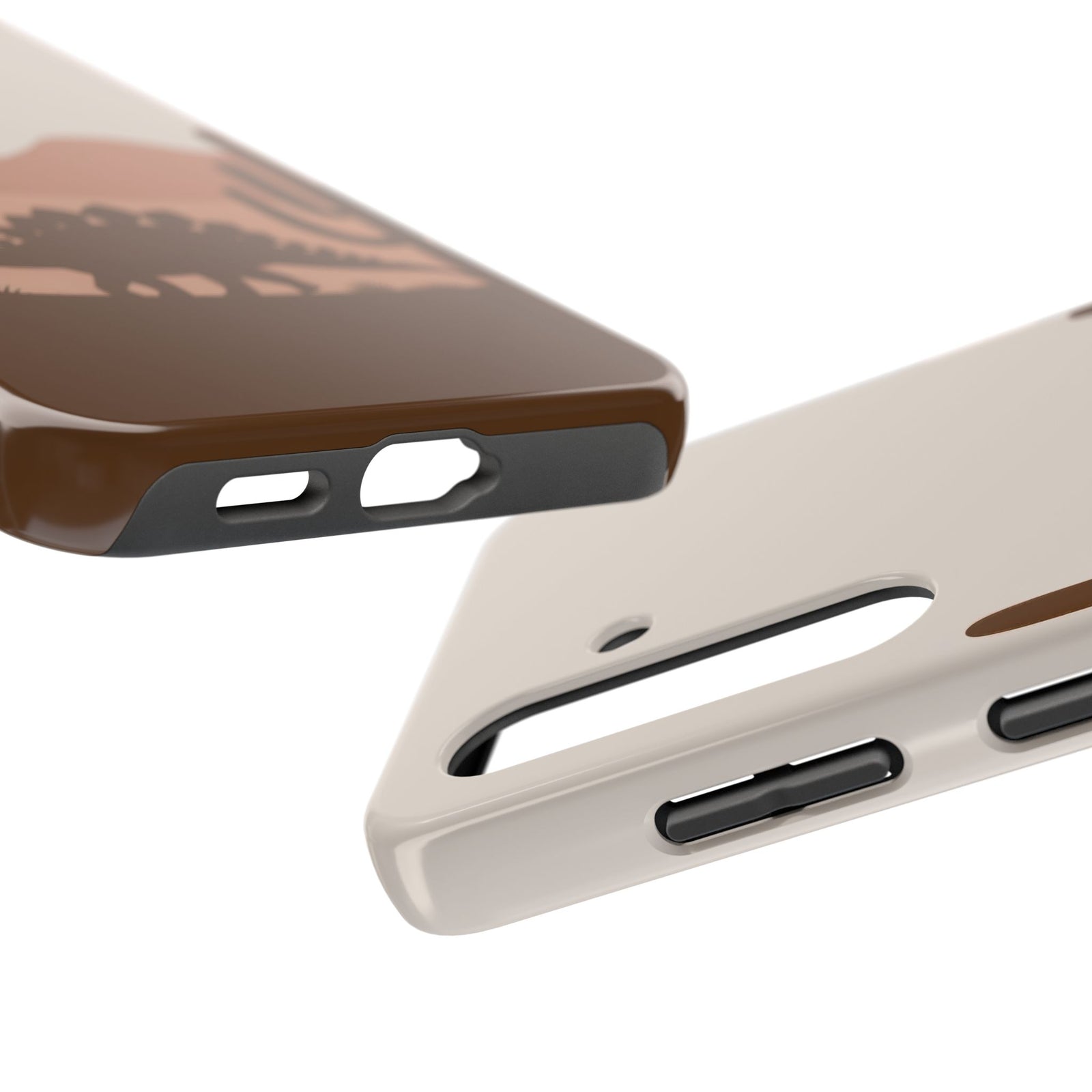 Desert Dino Silhouette - Dinosaur Phone Case