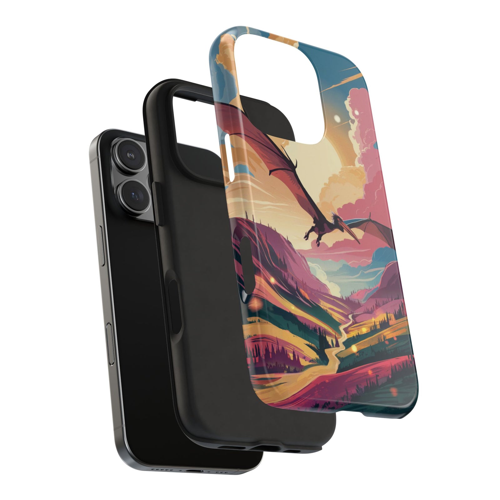 Pteranodon Sky Journey - Dinosaur Phone Case