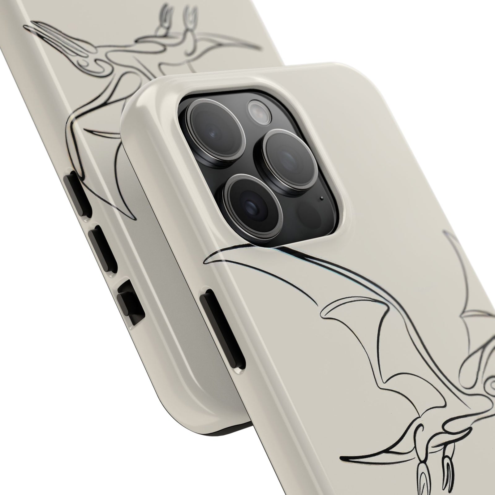 Pterodactyl Glide Art - Dinosaur Phone Case