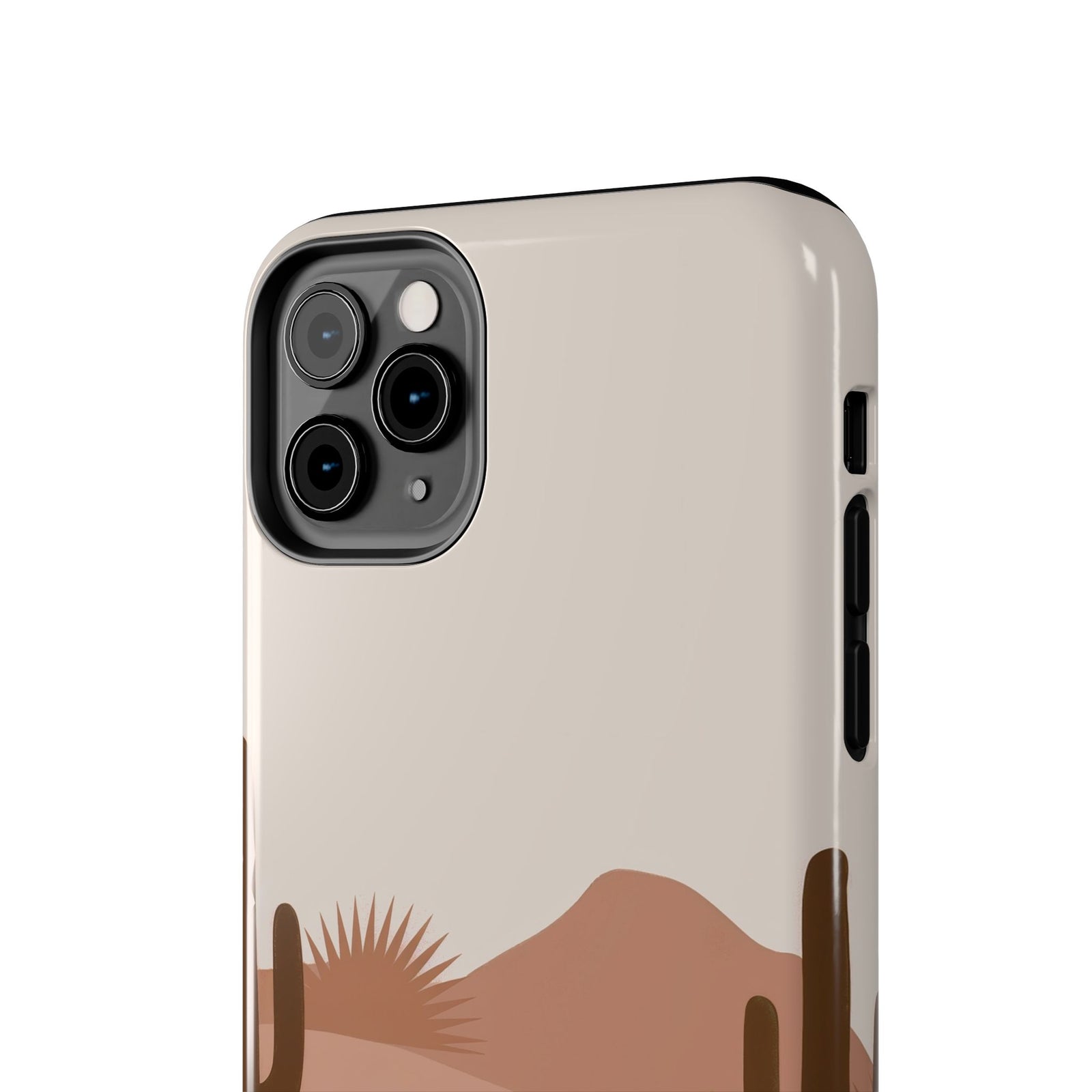 Desert Dino Silhouette - Dinosaur Phone Case