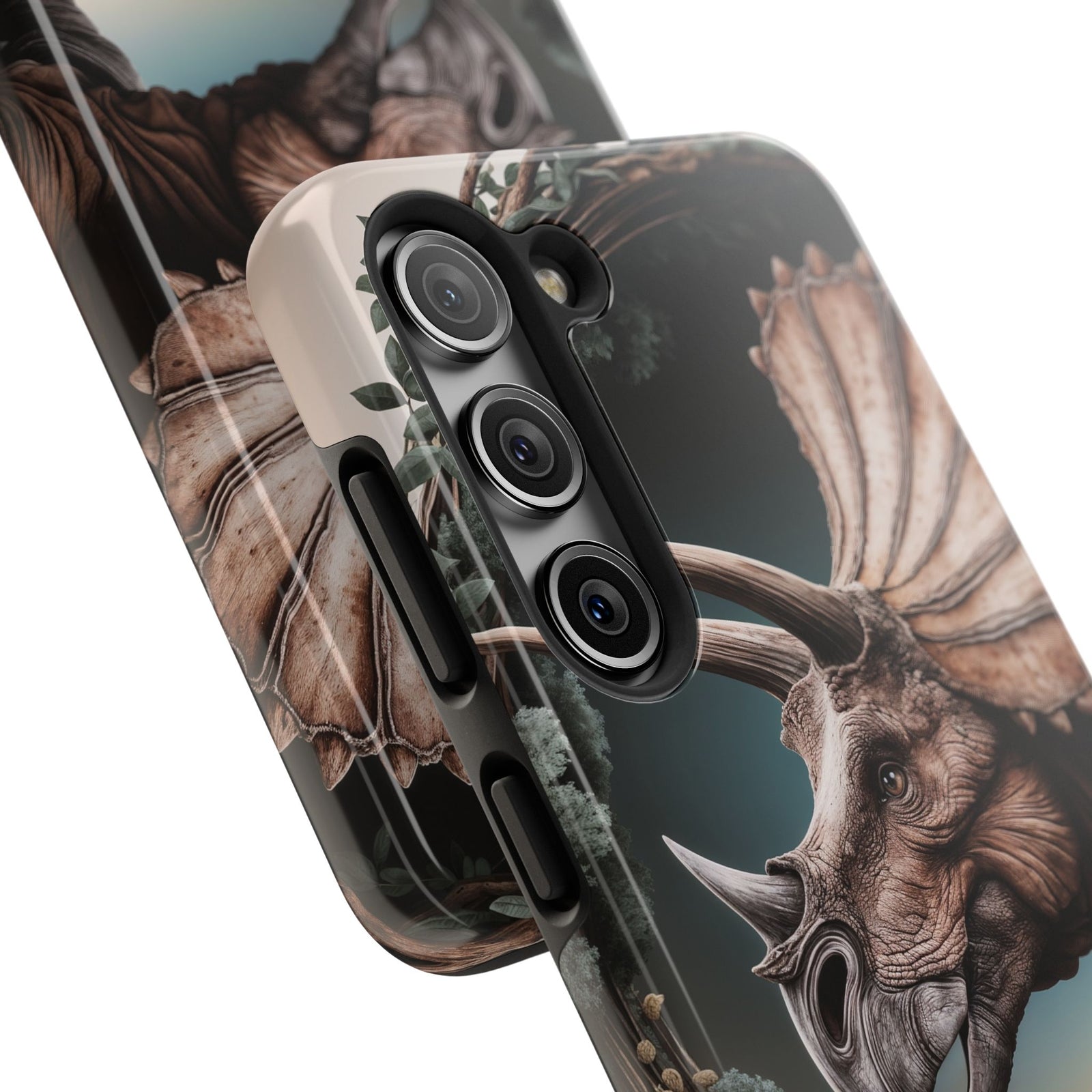 Triceratops Wilderness Adventure - Dinosaur Phone Case