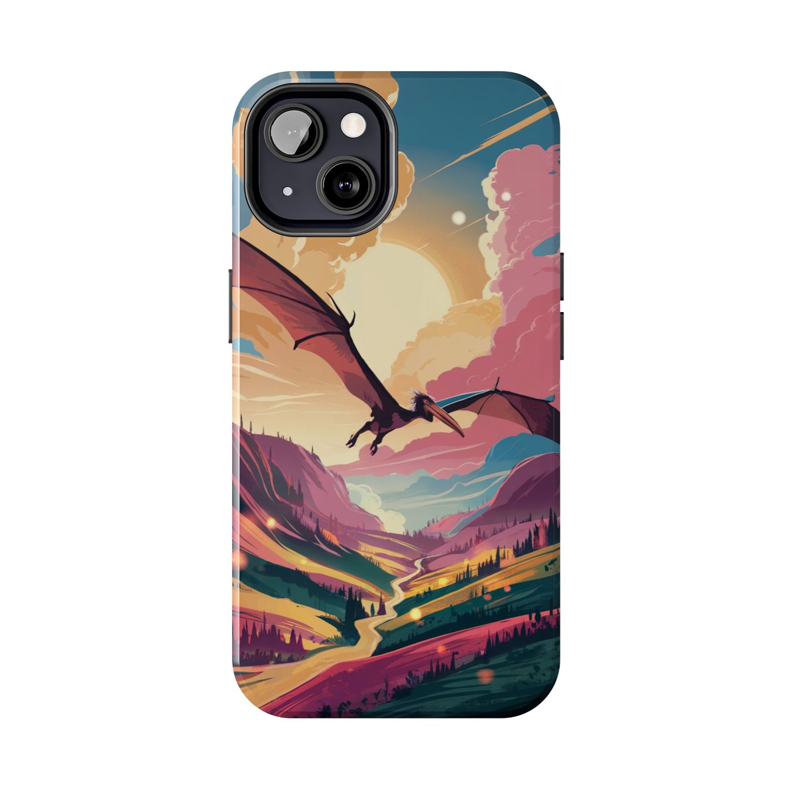 Pteranodon Sky Journey - Dinosaur Phone Case